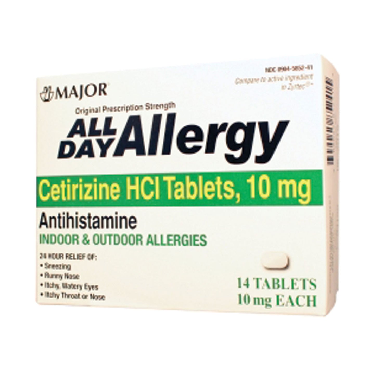 MAJOR ALLERGY TABLETS, 24 per case