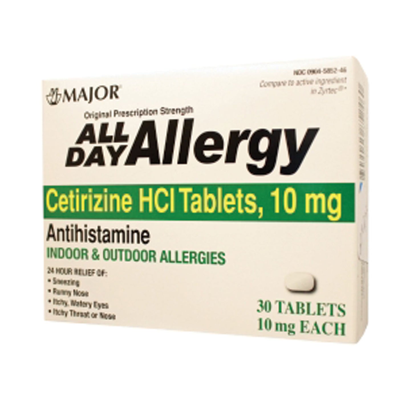 MAJOR ALLERGY TABLETS, 24 per case