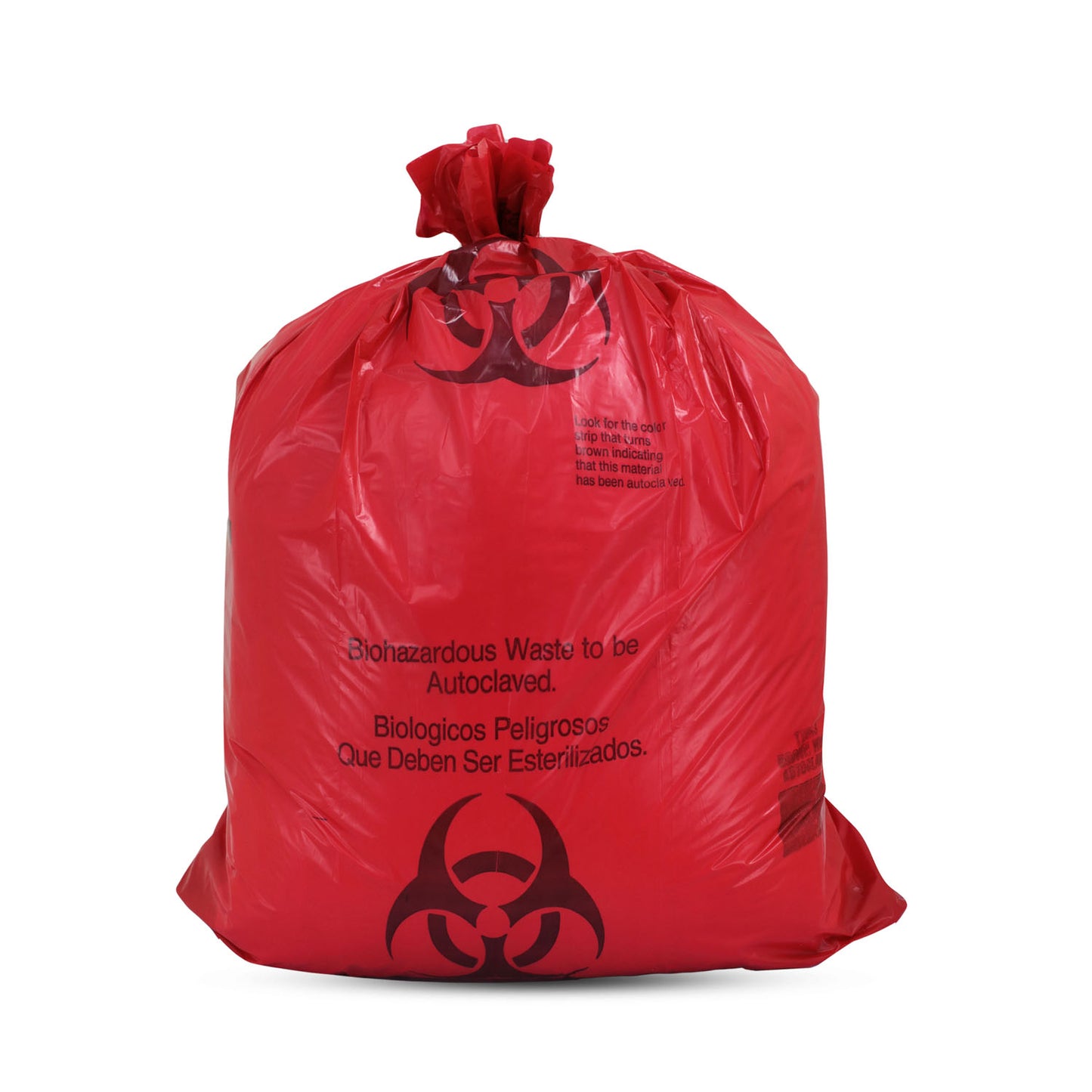 MEDEGEN AUTOCLAVABLE BIOHAZARD BAGS, 500 rolls per case