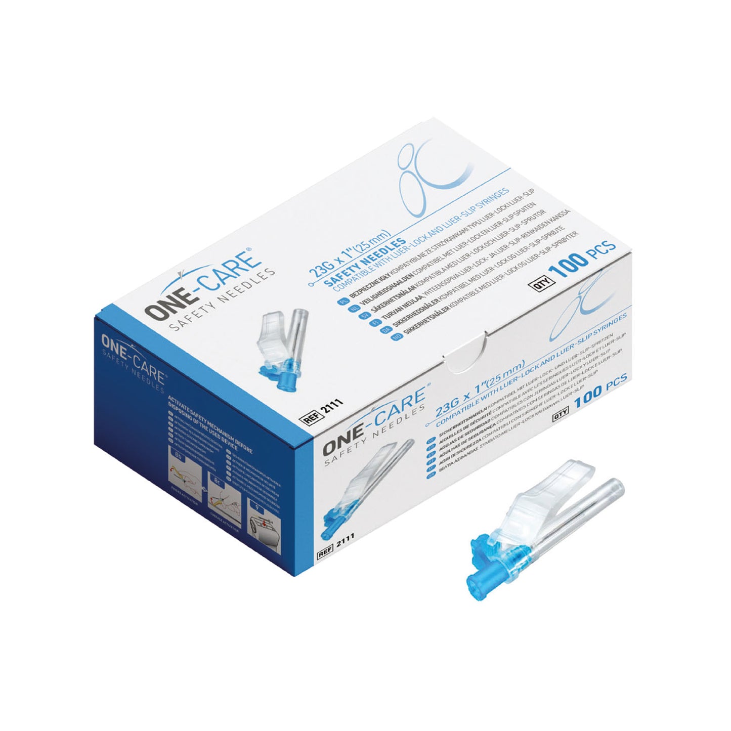 MEDIVENA ONE-CARE SYRINGE AND SAFETY NEEDLES, 100 per box
