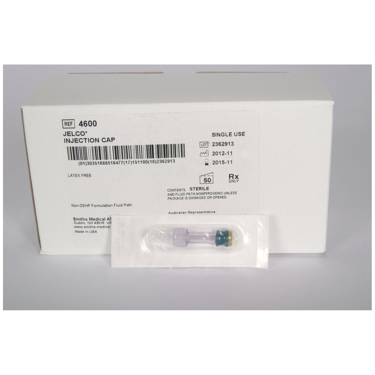 ICU MEDICAL MEDEX JELCO INJECTION CAPS, 200 per case