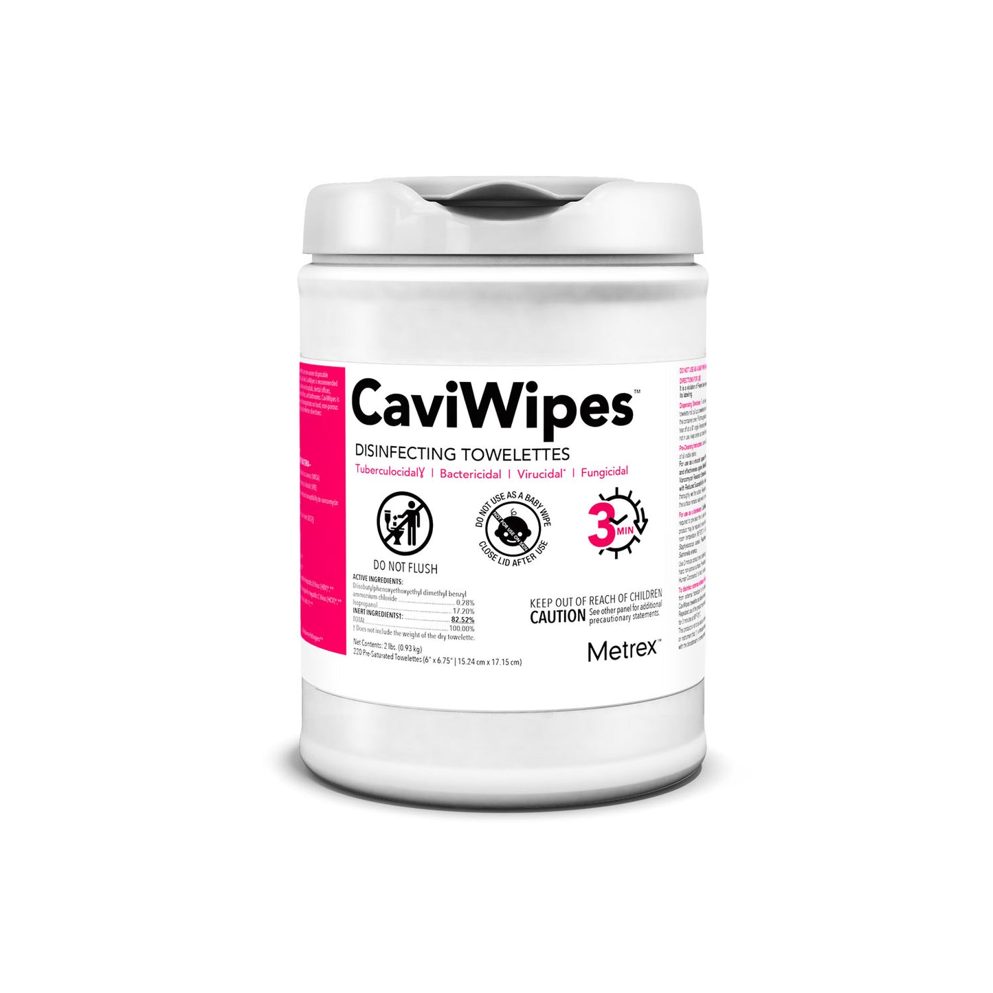 METREX CAVIWIPES DISINFECTING TOWELETTES