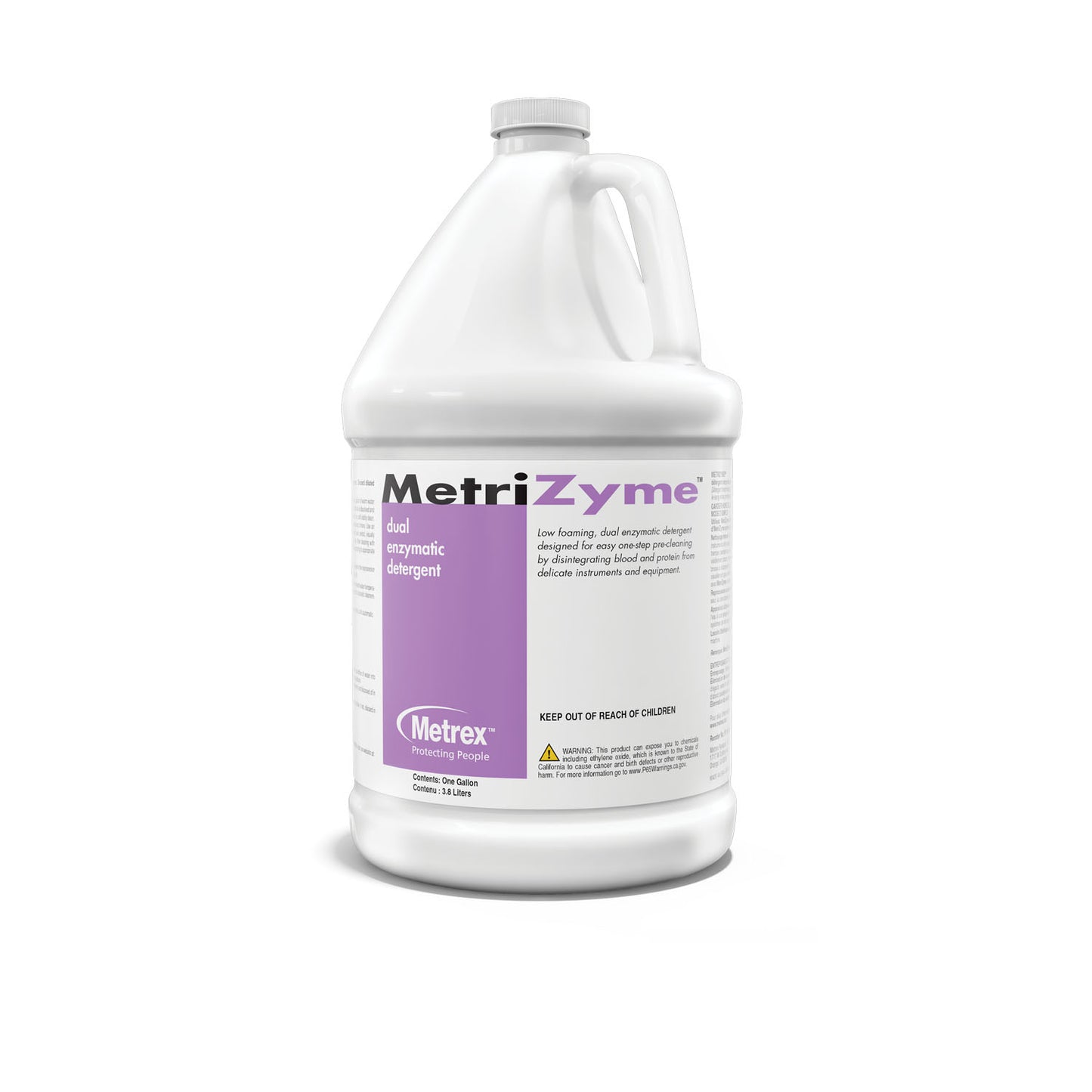 METREX METRIZYME DUAL ENZYMATIC DETERGENT, 4 per case