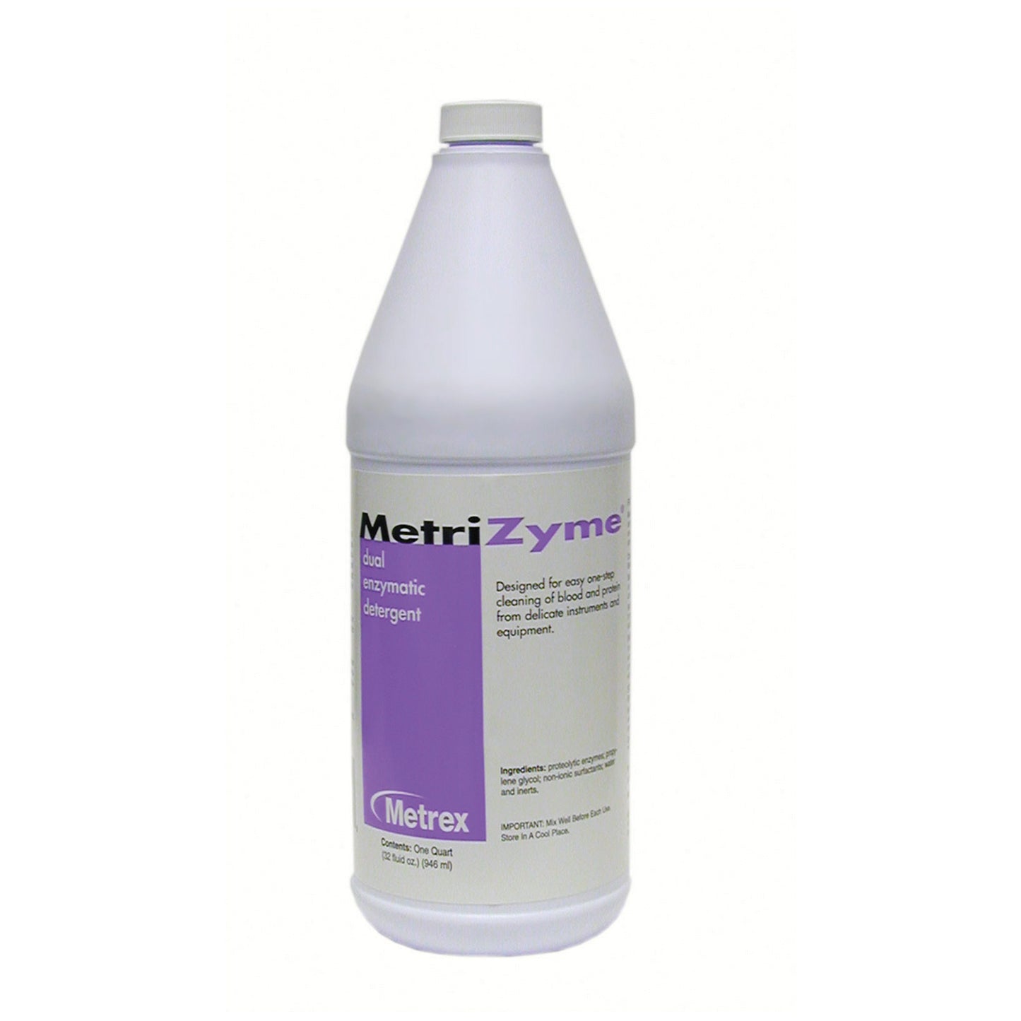 METREX METRIZYME DUAL ENZYMATIC DETERGENT, 4 per case