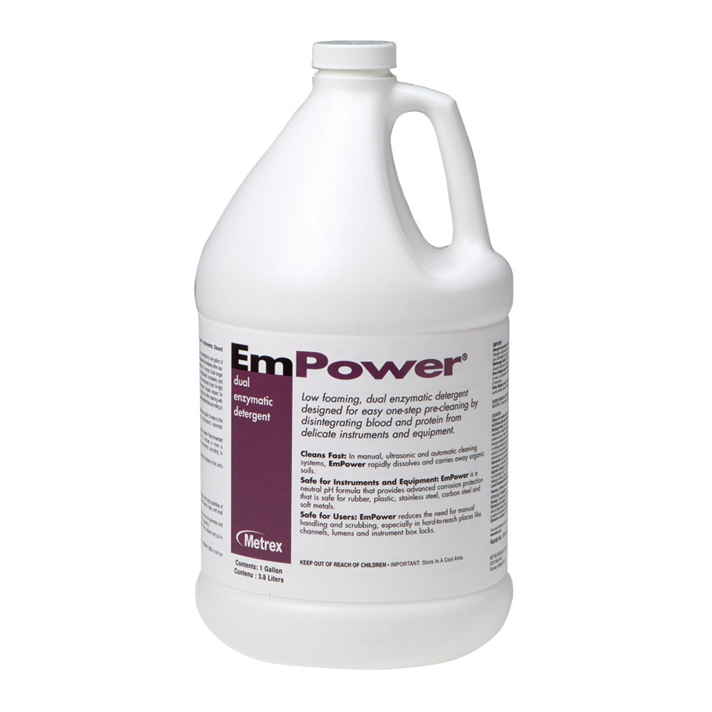 METREX EMPOWER MULTI ENZYMATIC DETERGENT, 4 per case