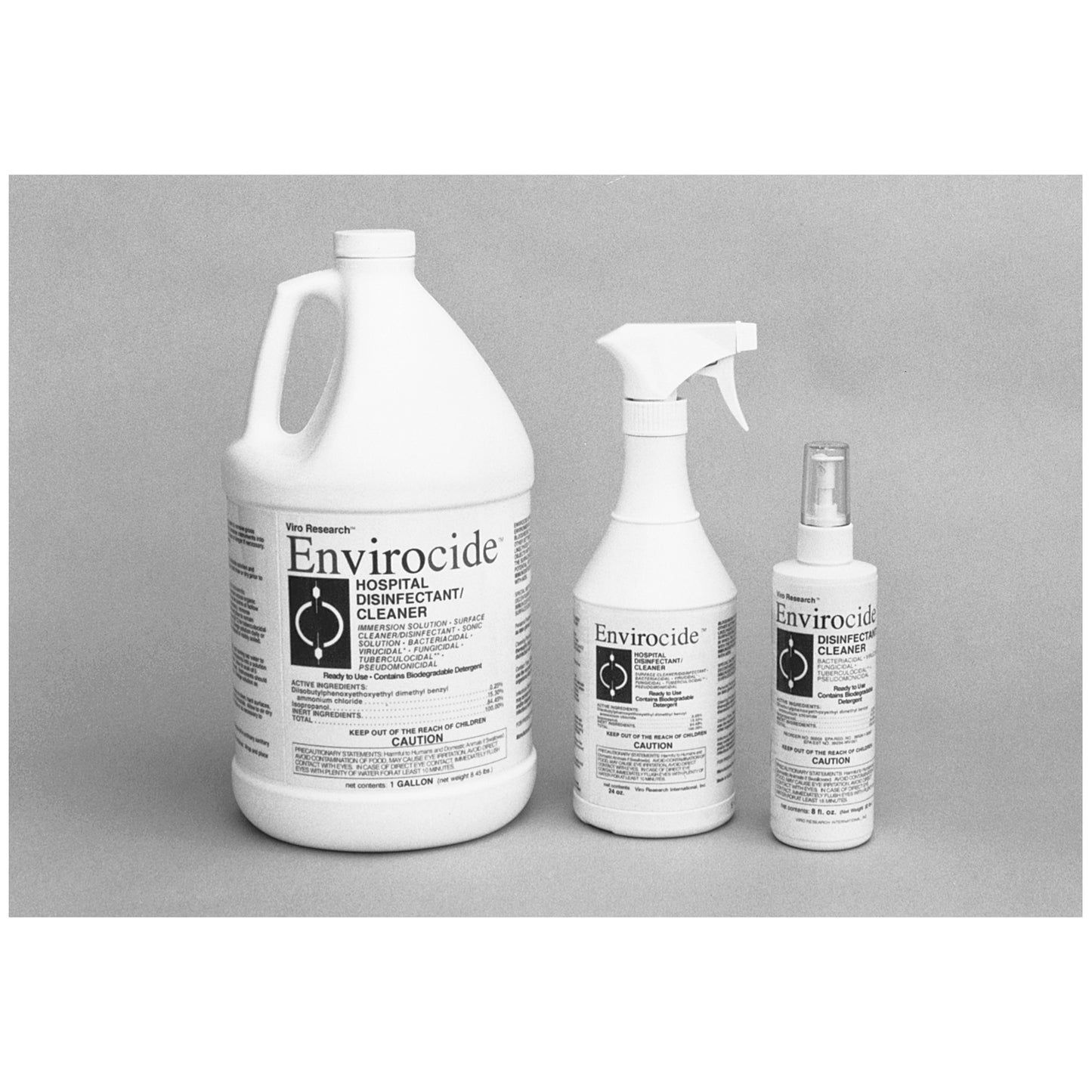 METREX ENVIROCIDE HOSPITAL SURFACE & INSTRUMENT DISINFECTANT/CLEANER, 4 per case