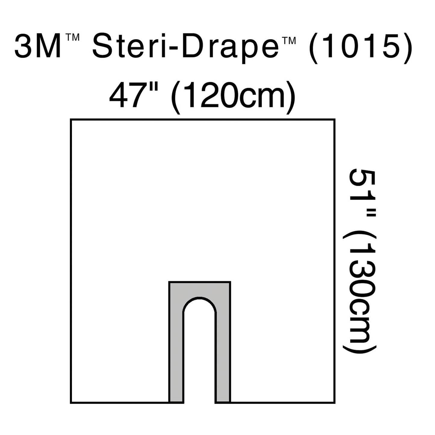 SOLVENTUM STERI-DRAPE U-DRAPES, 10 per box, 4 boxes per case