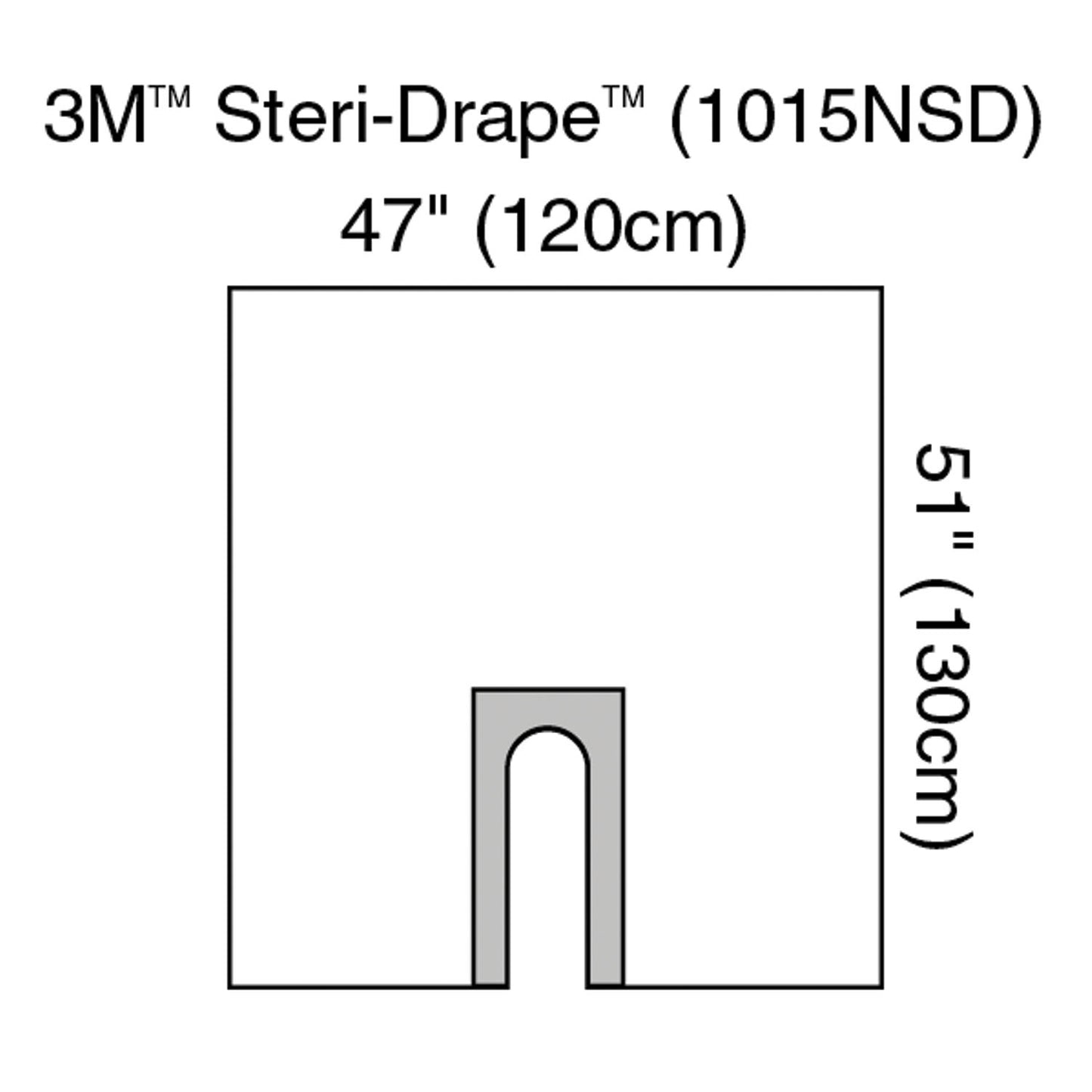 SOLVENTUM STERI-DRAPE U-DRAPES, 100 per case