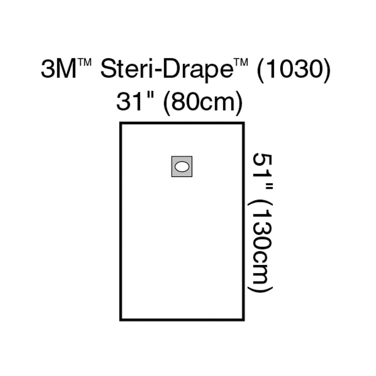 SOLVENTUM STERI-DRAPE OPHTHALMIC SURGICAL DRAPES, 10 per box, 4 boxes per case