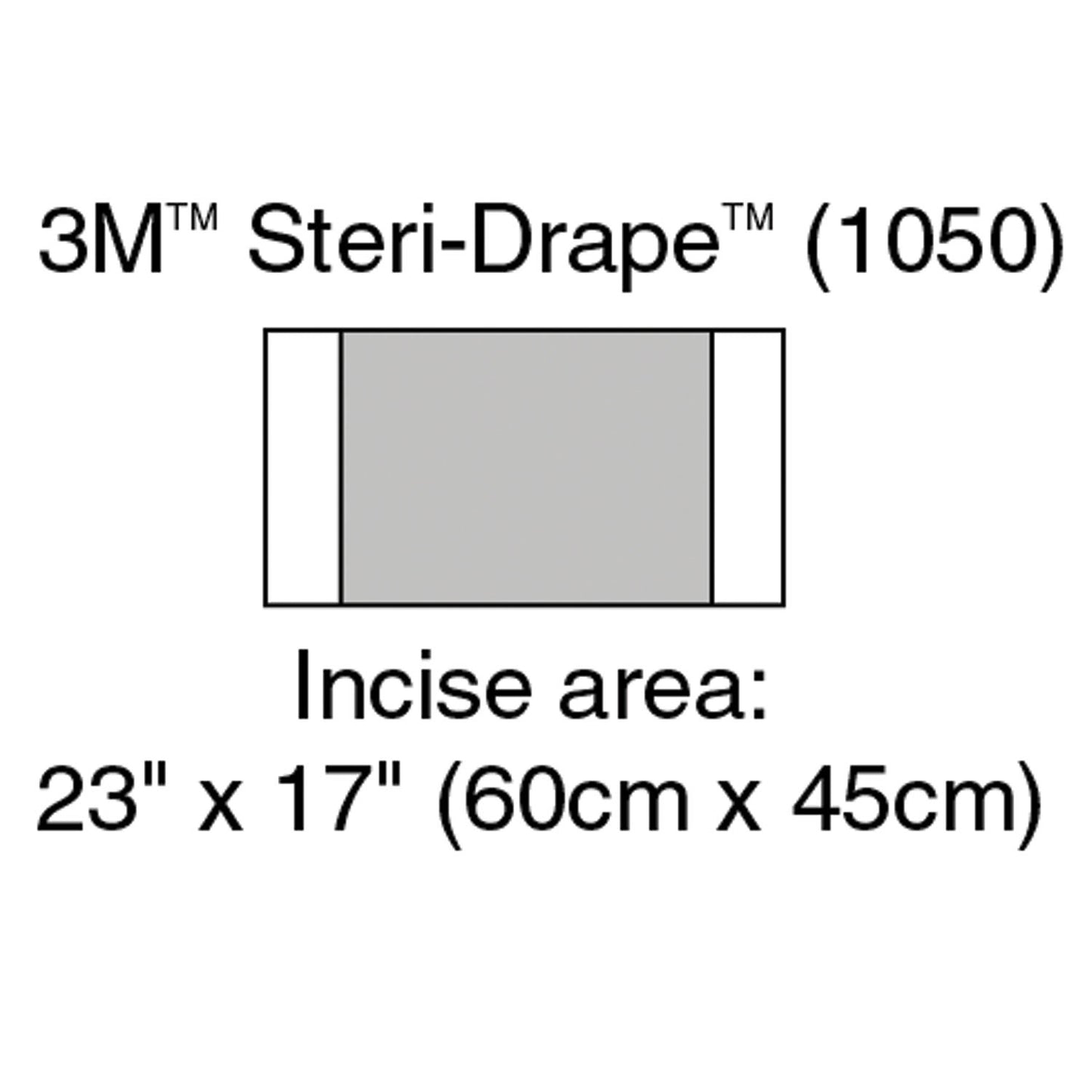 SOLVENTUM STERI-DRAPE INCISE DRAPES, 10 per box, 4 boxes per case