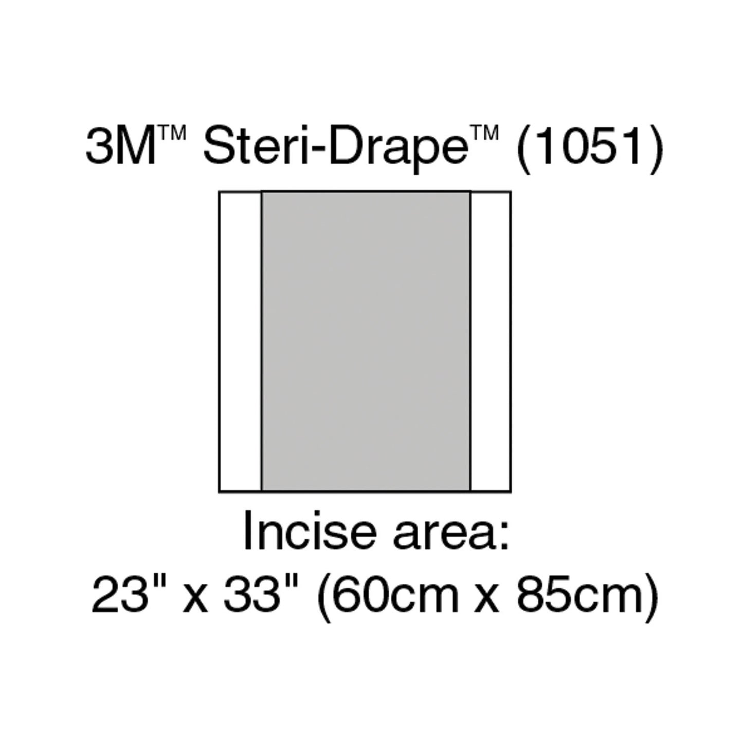 SOLVENTUM STERI-DRAPE INCISE DRAPES, 10 per box, 4 boxes per case