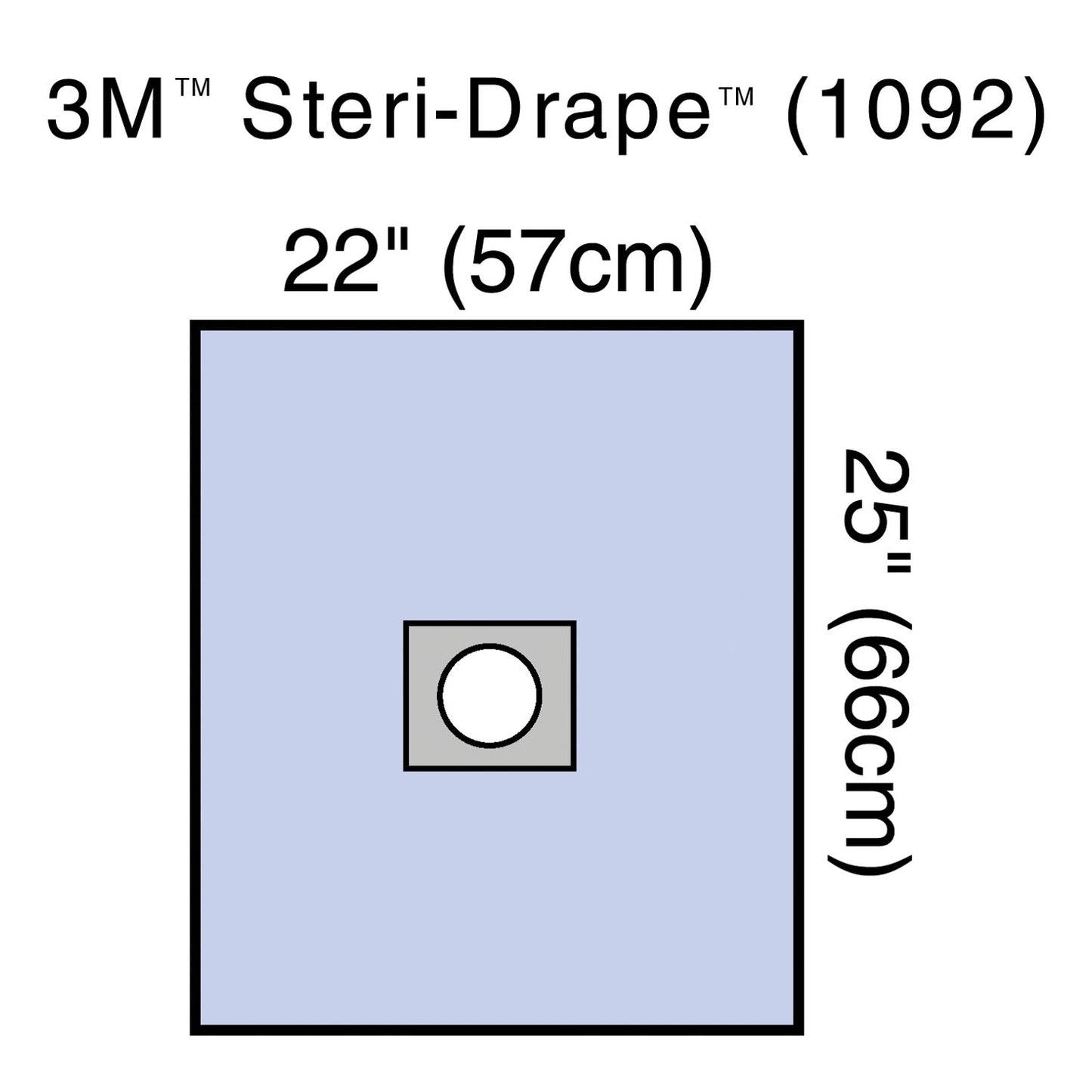 SOLVENTUM STERI-DRAPE MINOR PROCEDURE DRAPE, 25 per box, 4 boxes per case
