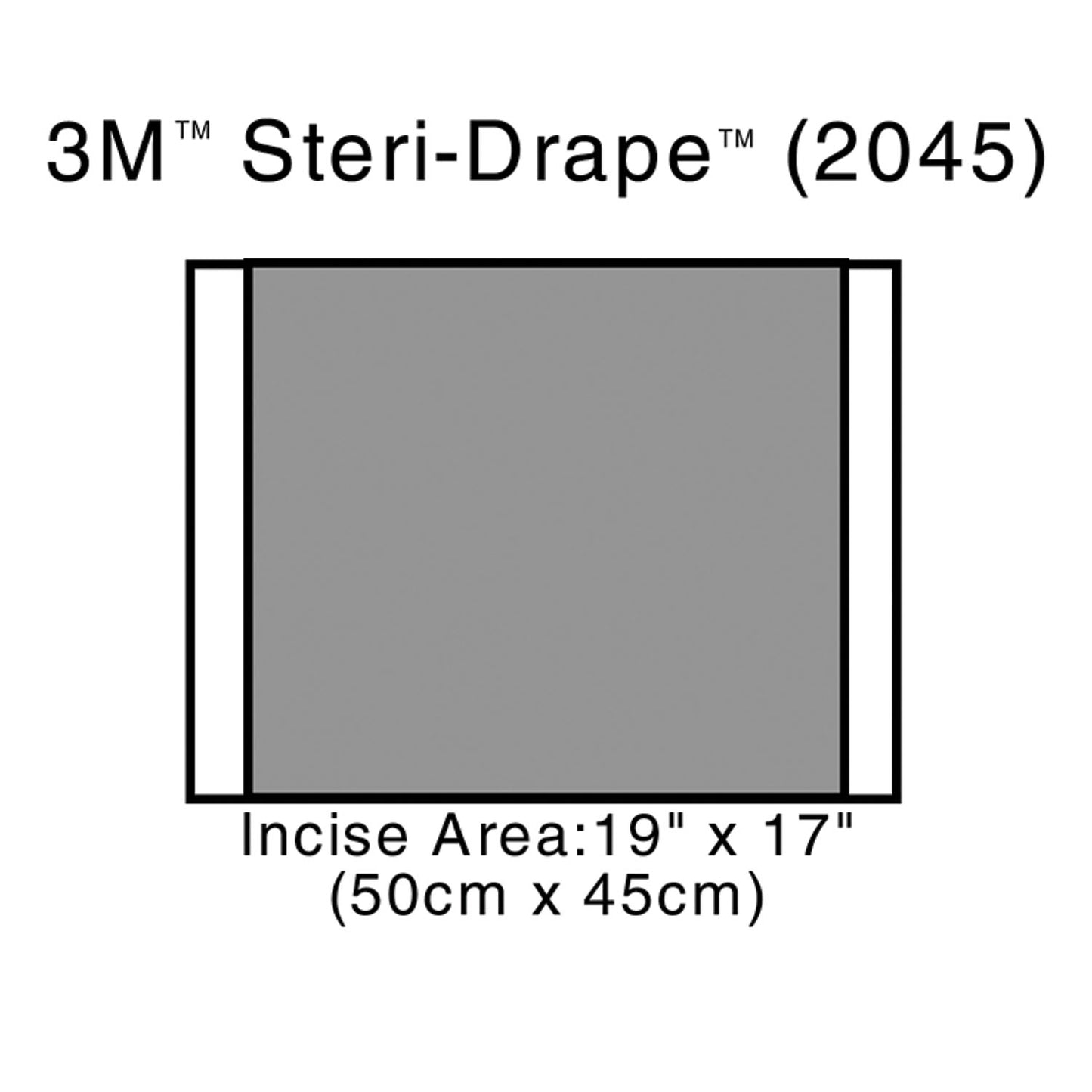 SOLVENTUM STERI-DRAPE 2 INCISE DRAPES, 10 per box, 4 boxes per case