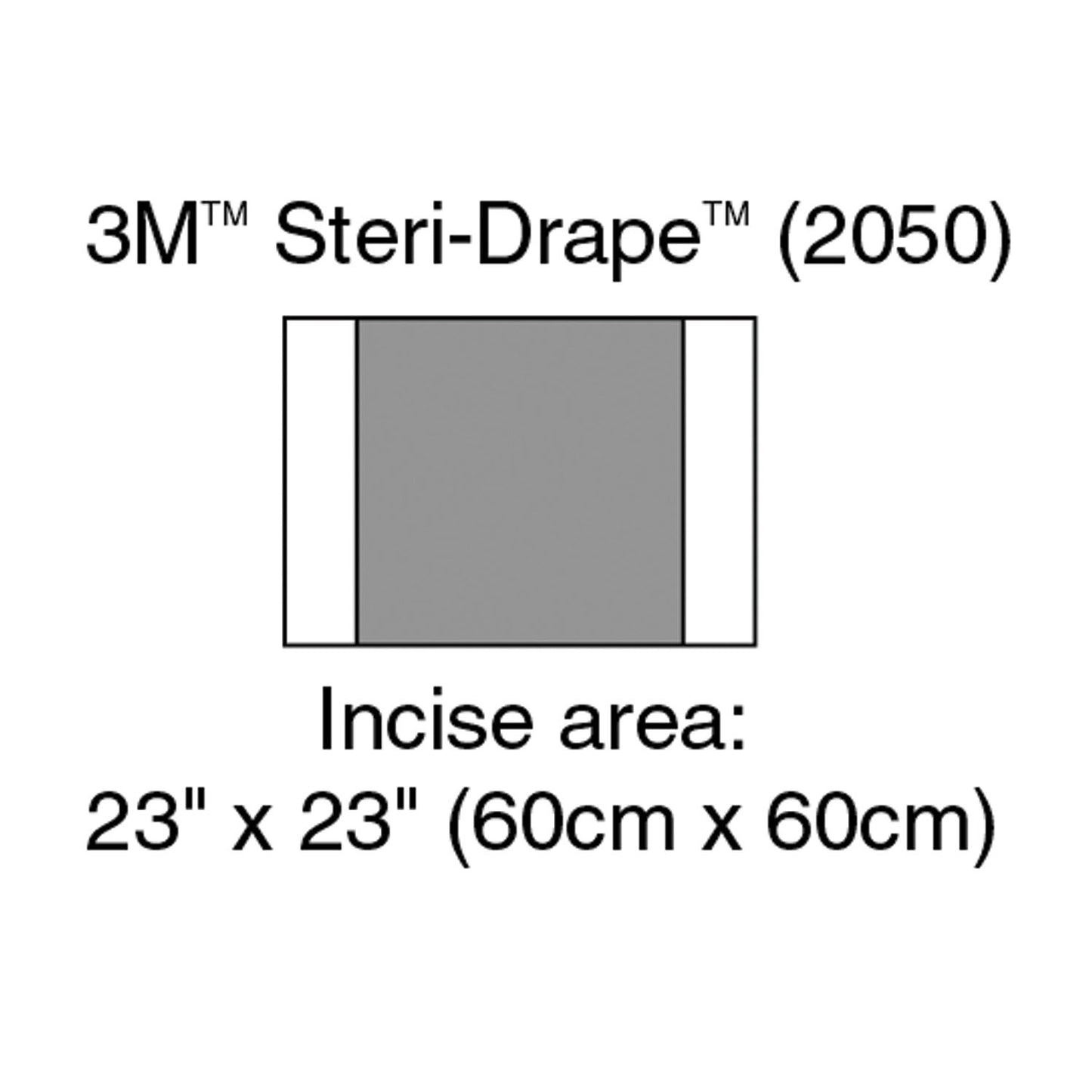 SOLVENTUM STERI-DRAPE 2 INCISE DRAPES, 10 per box, 4 boxes per case