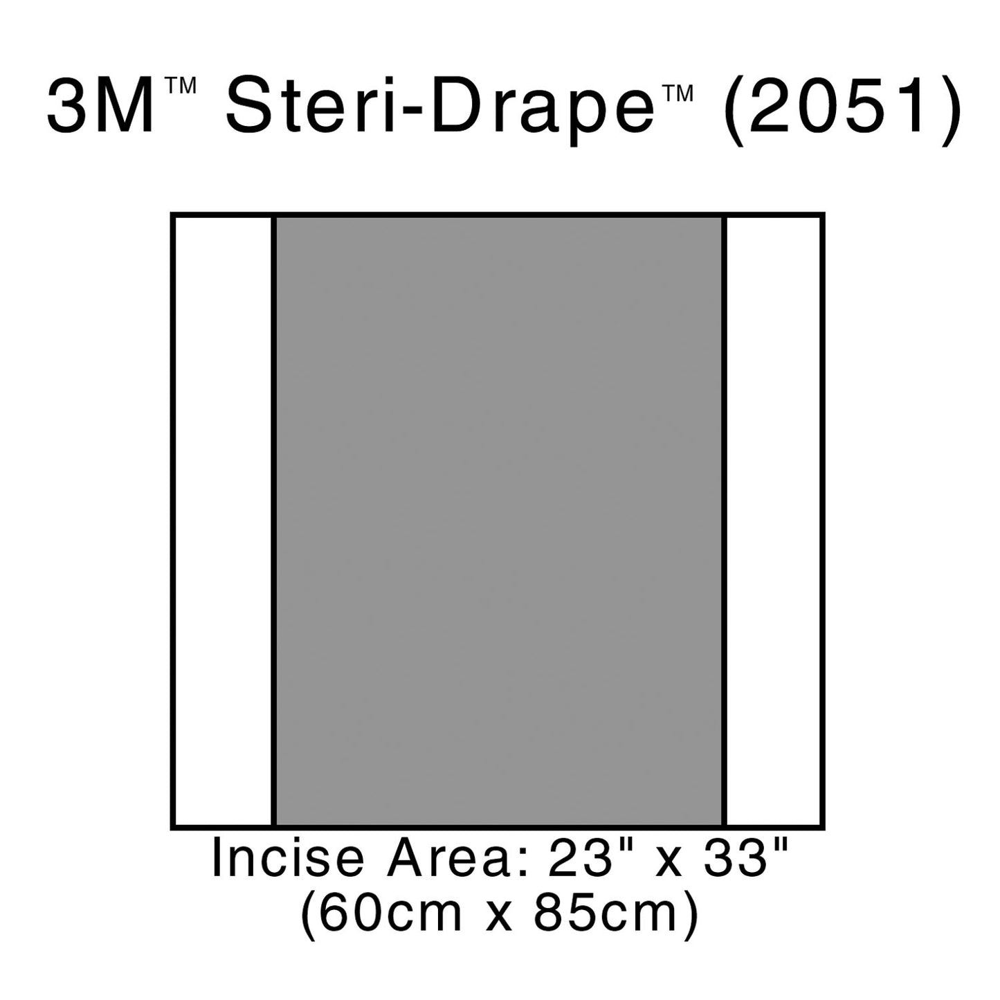 SOLVENTUM STERI-DRAPE 2 INCISE DRAPES, 10 per box, 4 boxes per case