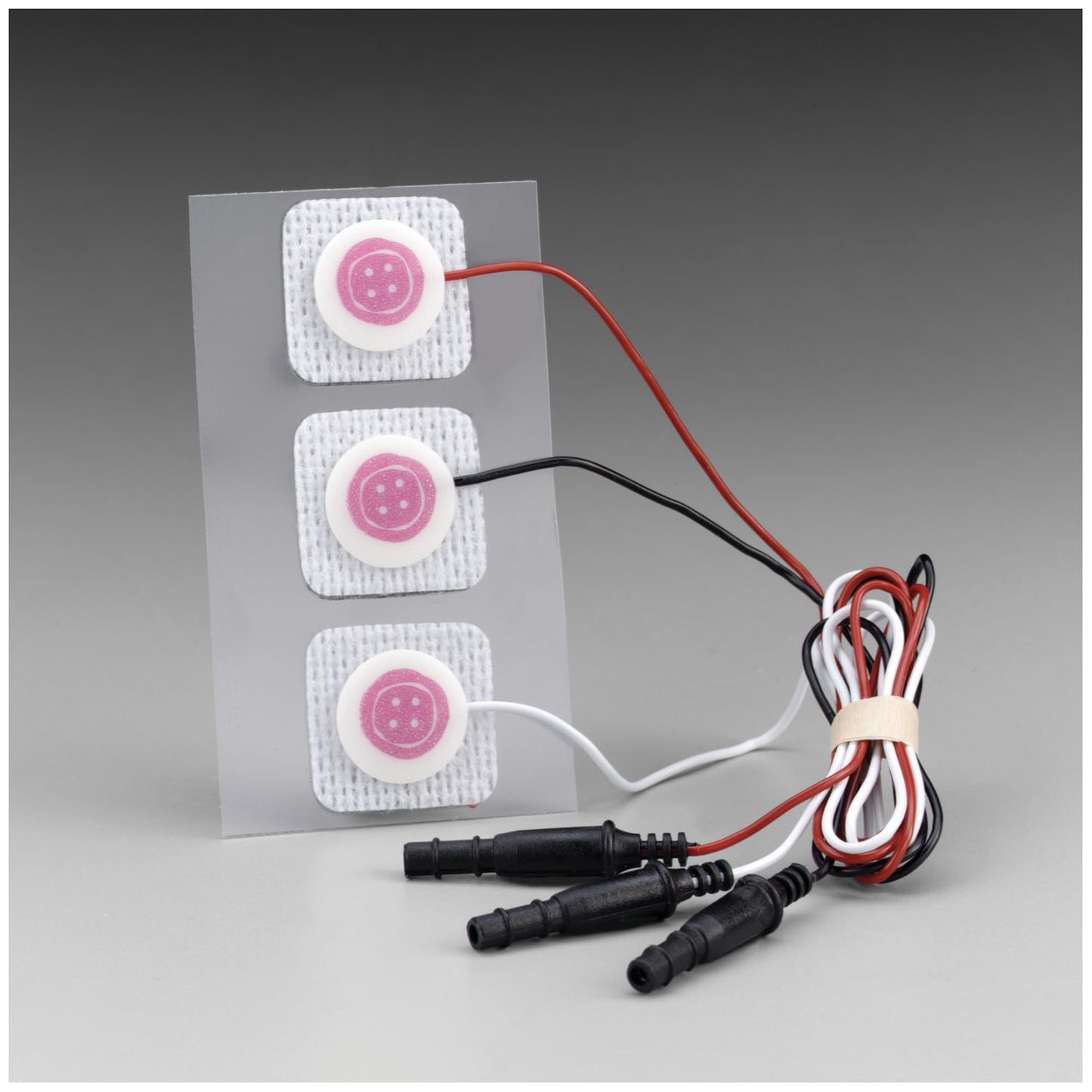 SOLVENTUM RED DOT ECG MONITORING ELECTRODES WITH PRE-ATTACHED LEAD WIRE