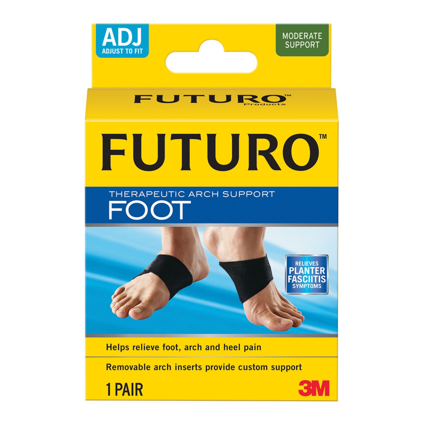 3M PSD FUTURO THERAPEUTIC ARCH SUPPORT, 6 packs per case
