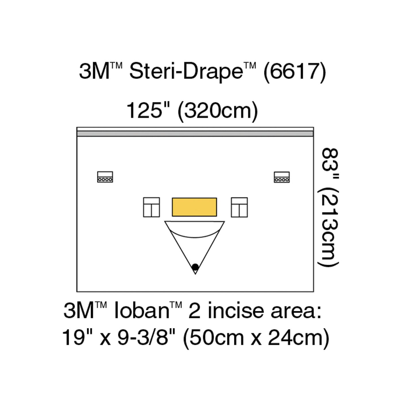 SOLVENTUM STERI-DRAPE PATIENT ISOLATION DRAPES, 5 per box, 4 boxes per case