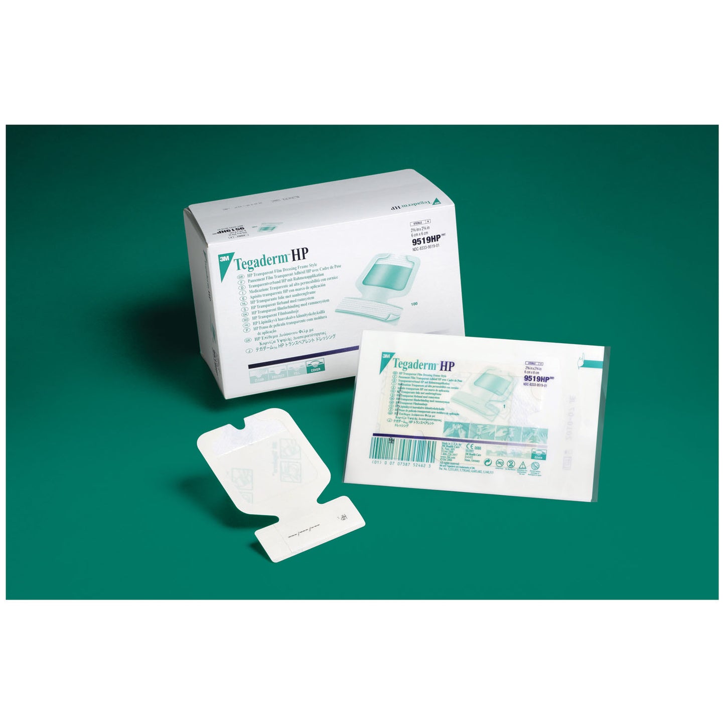 SOLVENTUM TEGADERM HP (HOLDING POWER) TRANSPARENT FILM DRESSING, 100 per box, 4 boxes per case