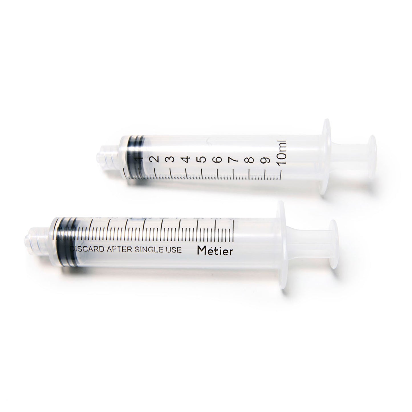 METIER MEDICAL STANDARD SYRINGE - LUER LOCK, 100 per box, 12 boxes per case