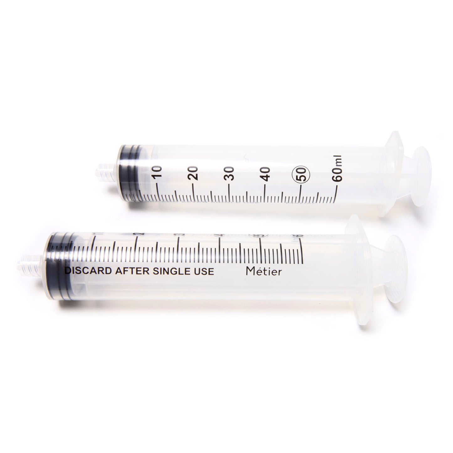 METIER MEDICAL STANDARD SYRINGE - LUER LOCK, 25 per box, 12 boxes per case