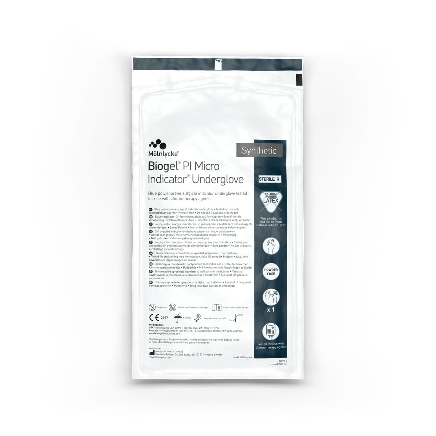 MOLNLYCKE BIOGEL® PI UNDERGLOVE