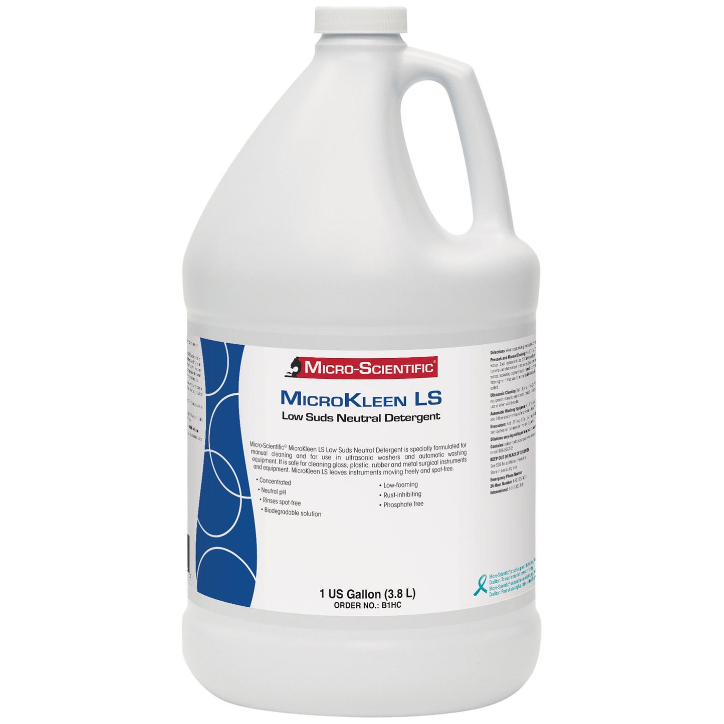MICRO-SCIENTIFIC AUTOMATIC WASHER DETERGENTS & ULTRASONICS, 4 per case