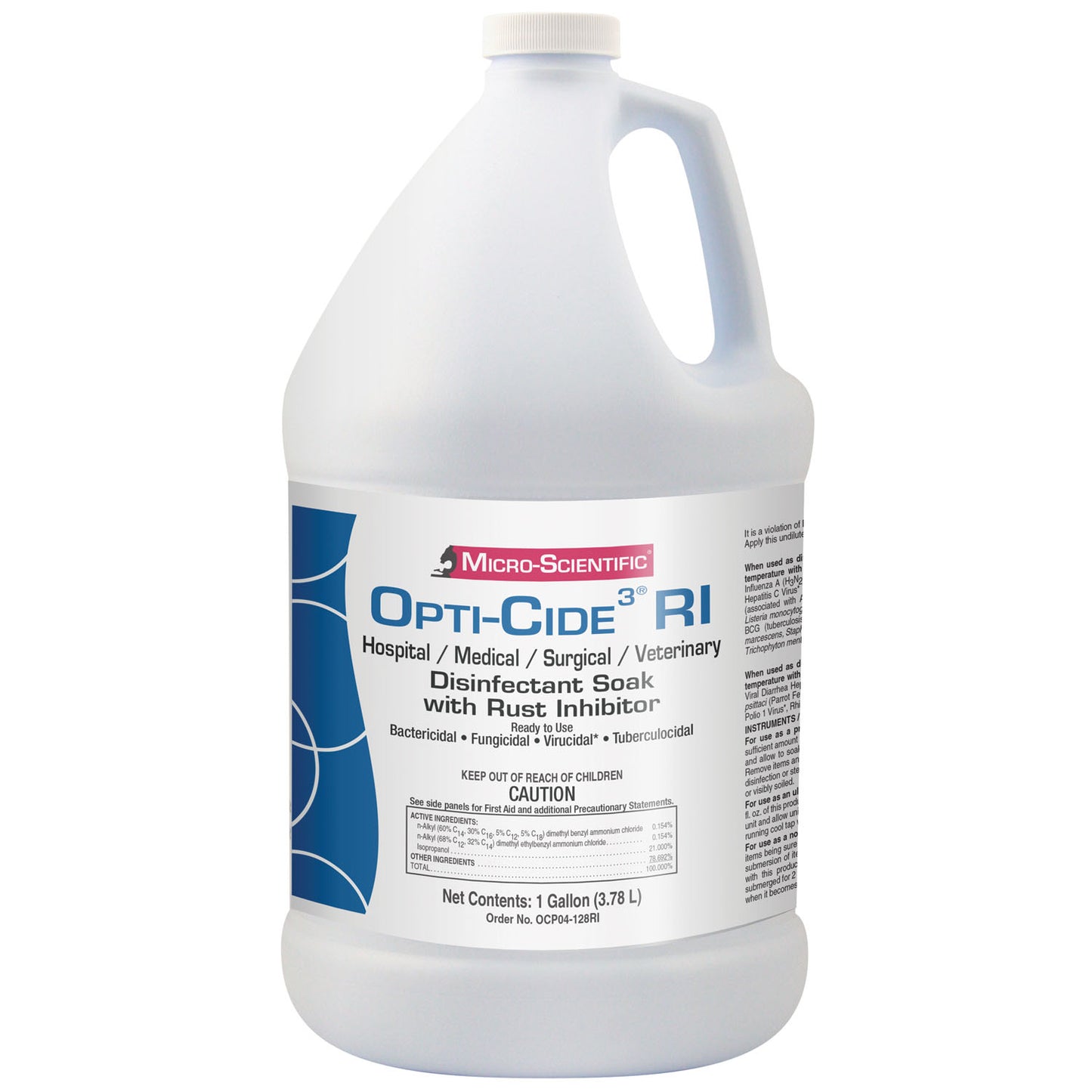 MICRO-SCIENTIFIC OPTI-CIDE3 DISINFECTANT, 4 per case