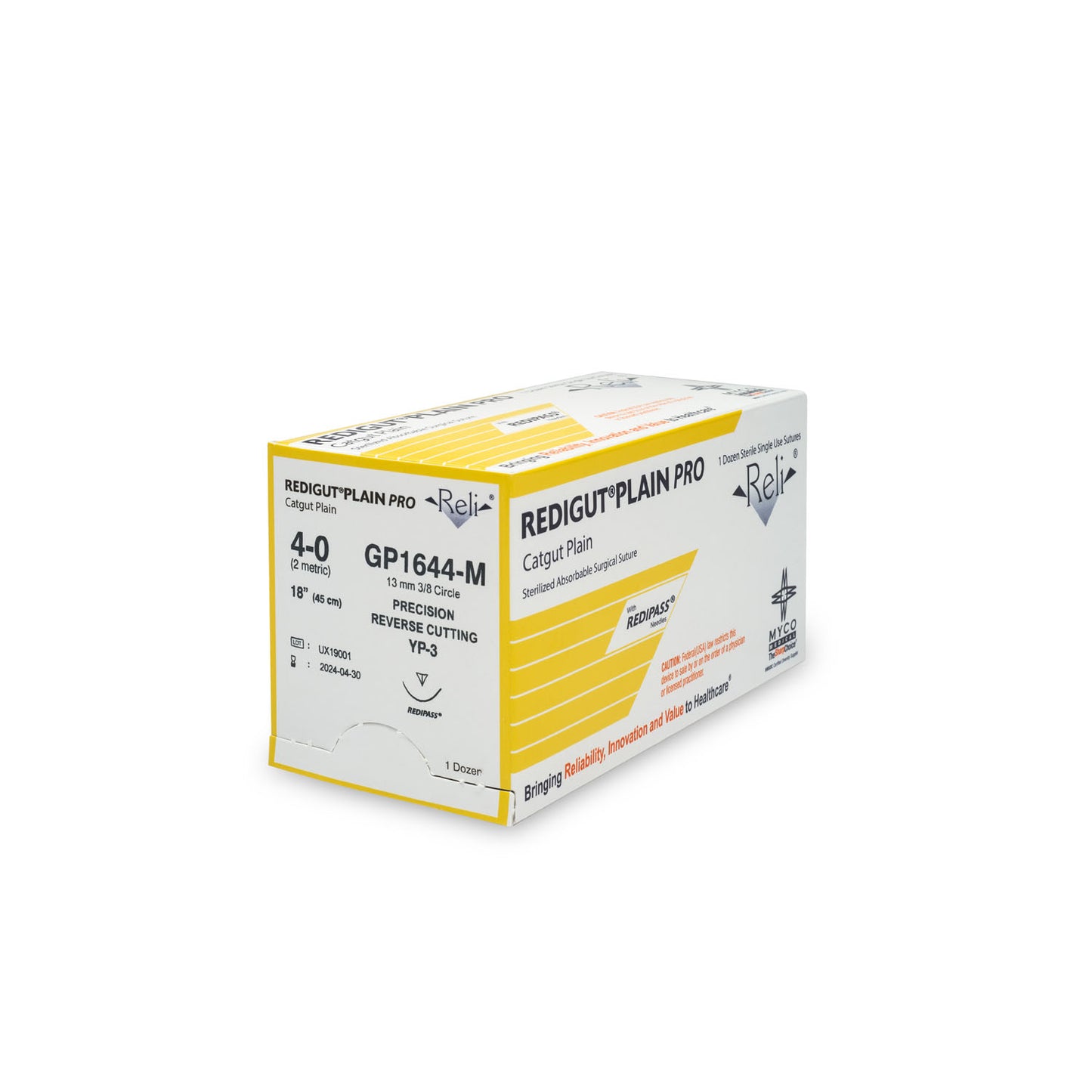 MYCO RELI PRO SUTURE, 12 per box