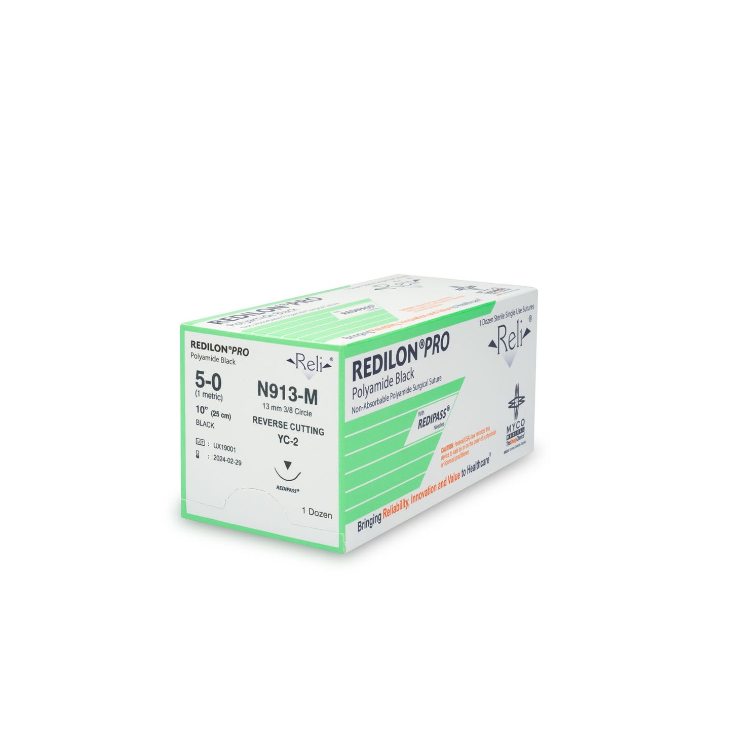 MYCO RELI PRO SUTURE, 12 per box