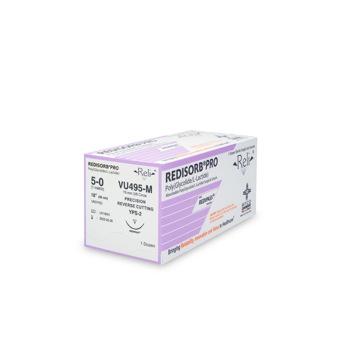 MYCO RELI PRO SUTURE, 12 per box