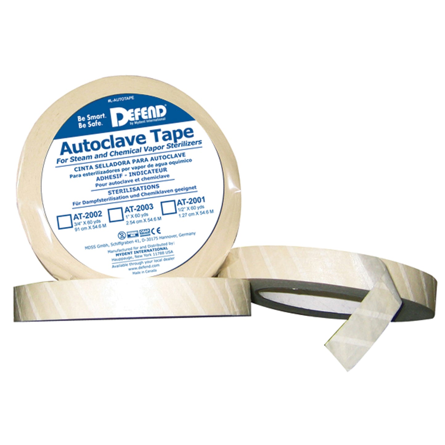 MYDENT DEFEND AUTOCLAVE INDICATOR TAPE, 54 per case