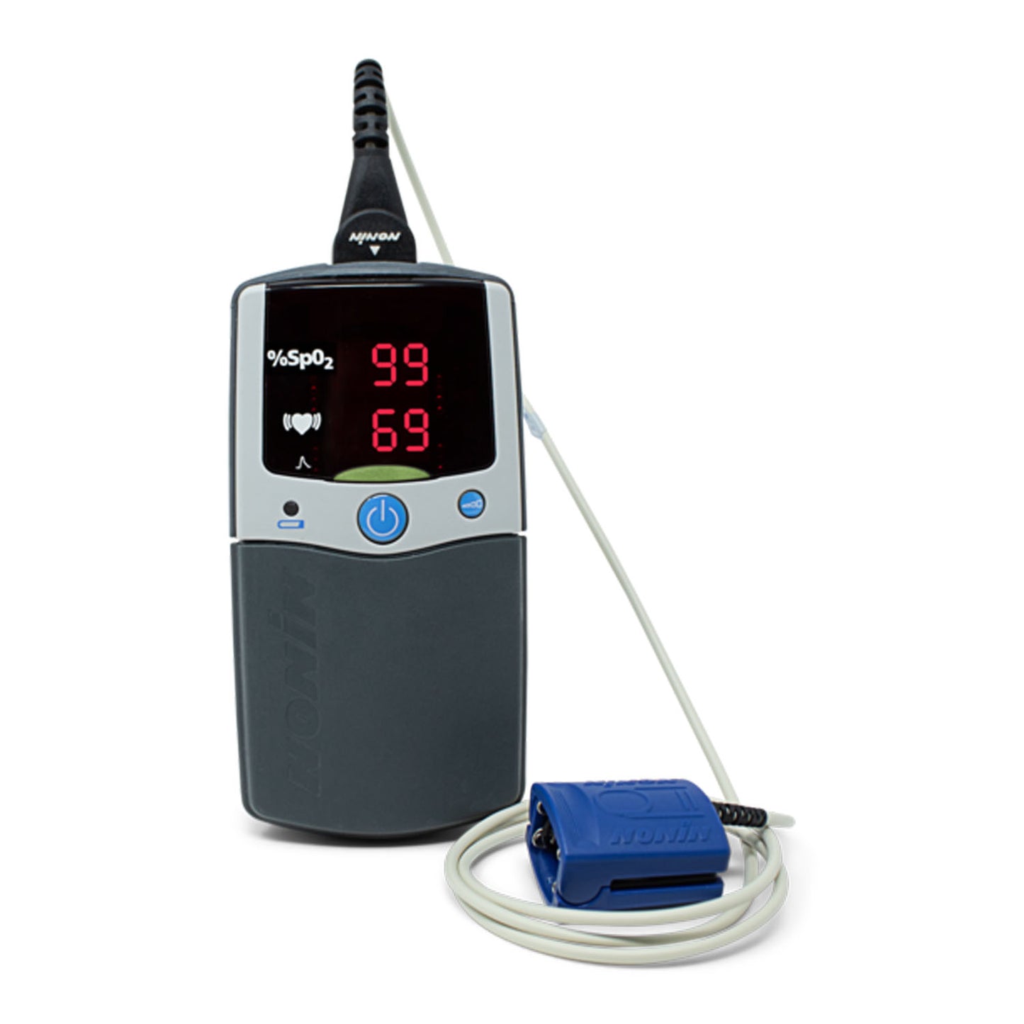 NONIN PALMSAT 2500A SERIES HANDHELD PULSE OXIMETER WITH ALARMS