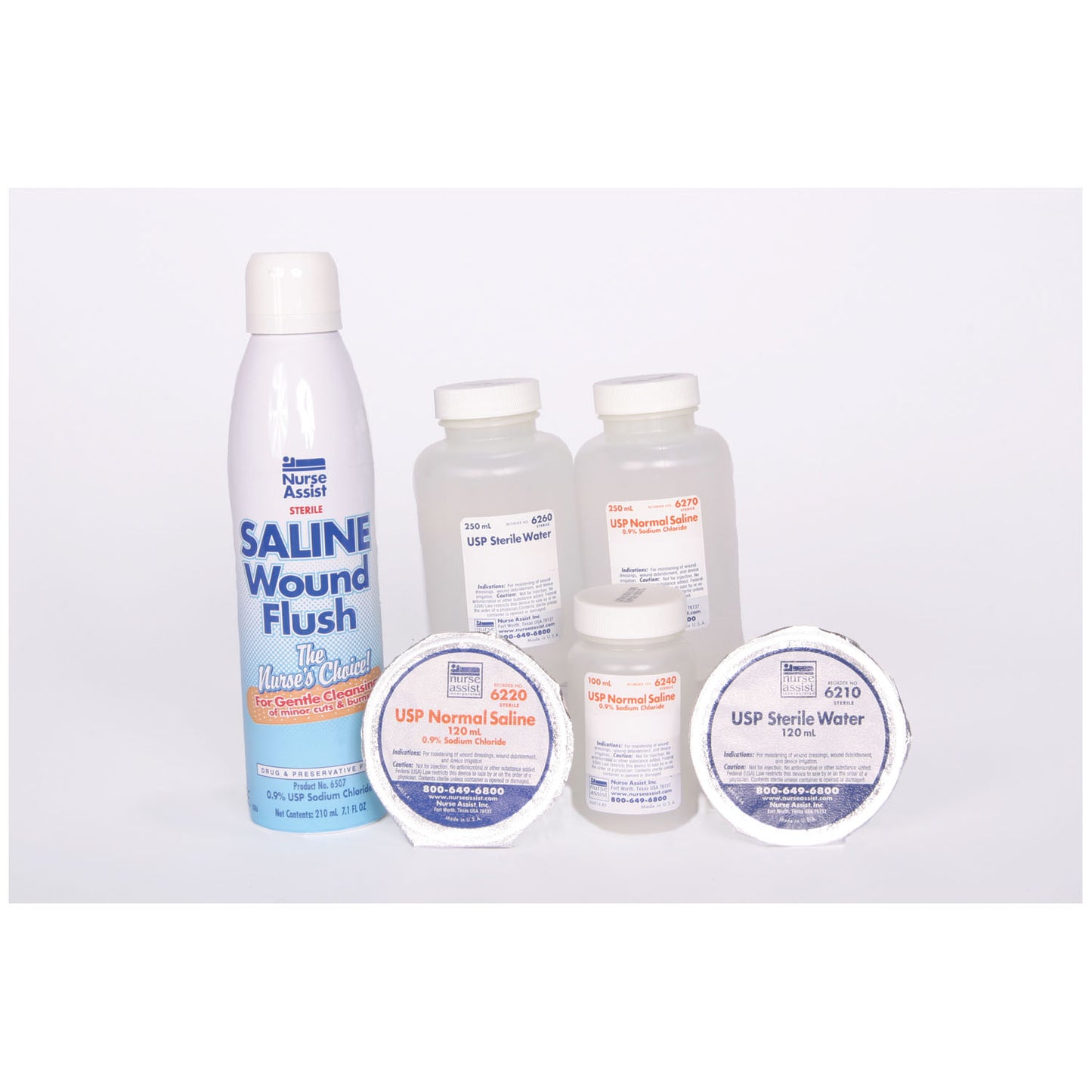 NURSE ASSIST STERICARE SALINE & WATER