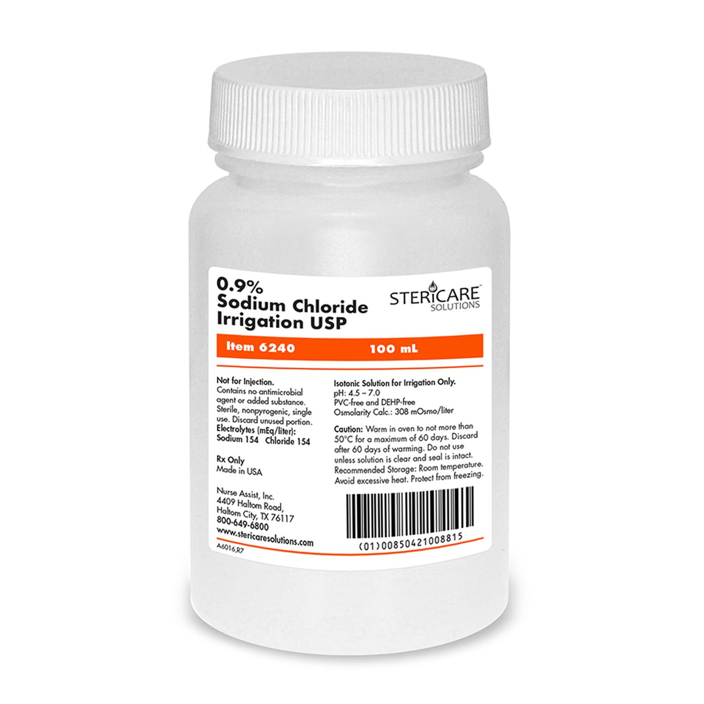 NURSE ASSIST STERICARE SALINE & WATER