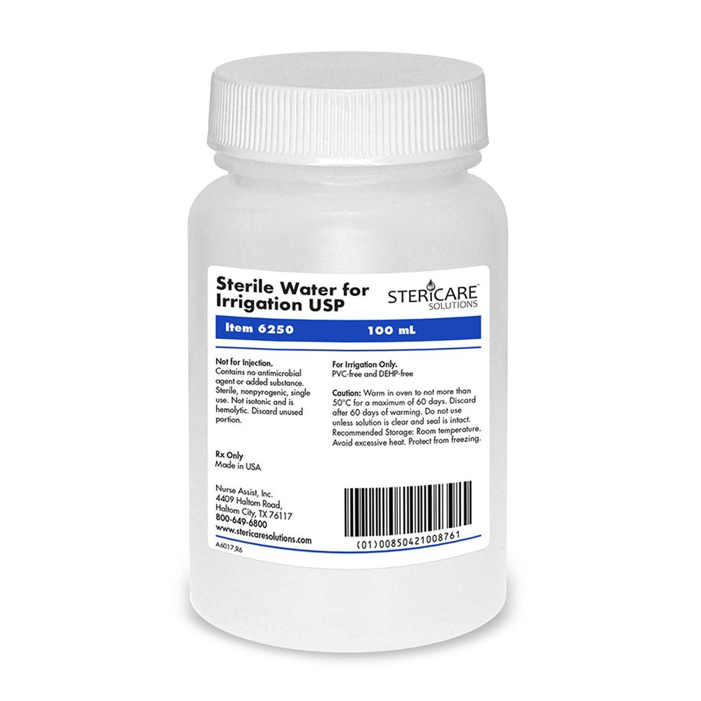 NURSE ASSIST STERICARE SALINE & WATER