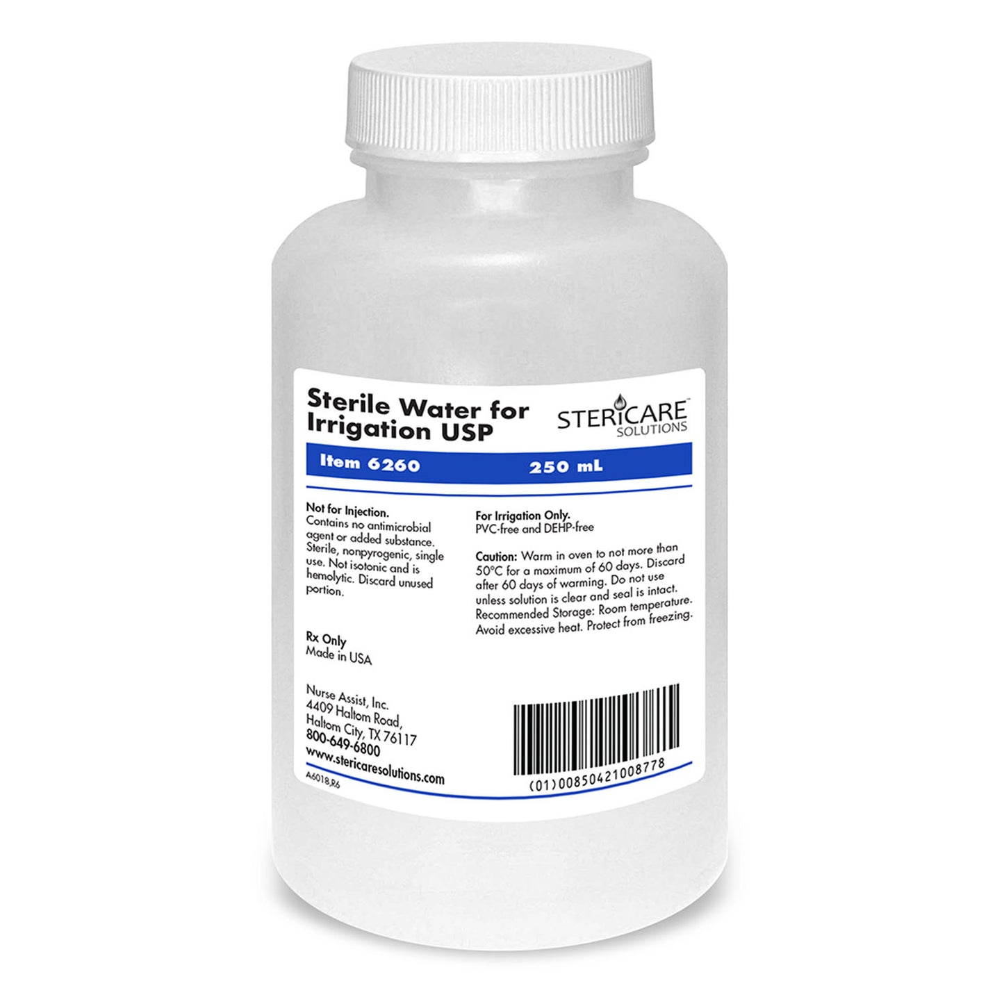 NURSE ASSIST STERICARE SALINE & WATER