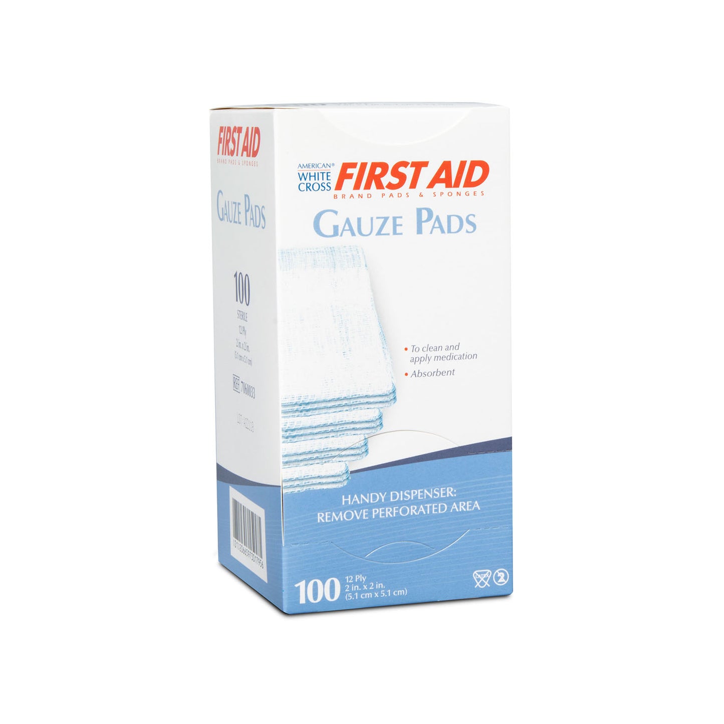 DUKAL STERILE GAUZE PADS, 100 per box, 12 boxes per case