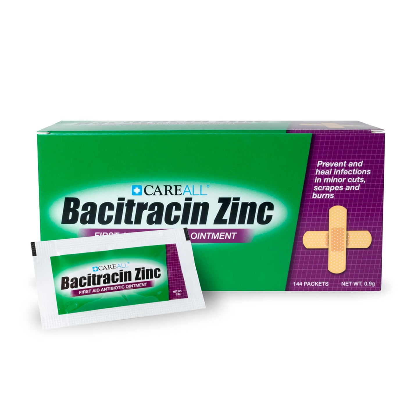 NEW WORLD IMPORTS CAREALL BACITRACIN OINTMENT, 144 per box, 12 boxes per case