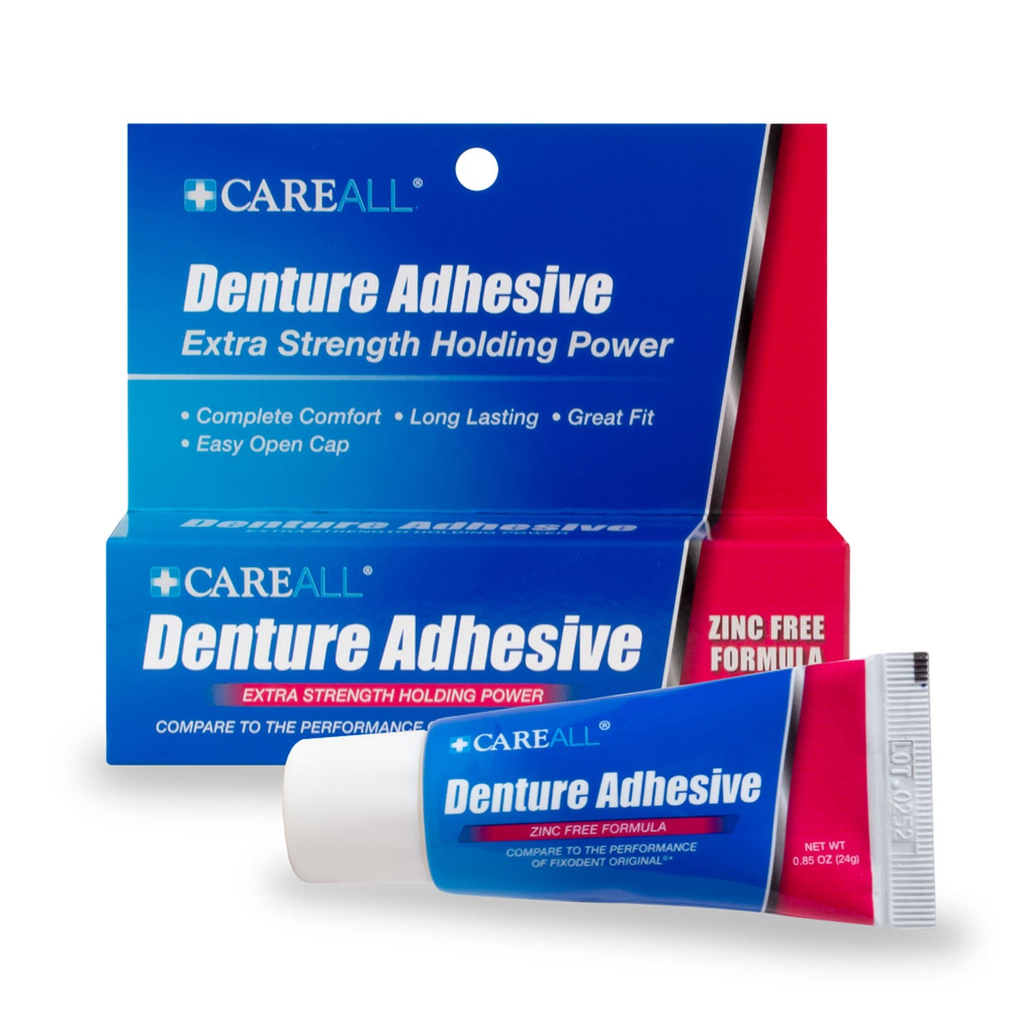 NEW WORLD IMPORTS CAREALL DENTURE ADHESIVE, 24 per case