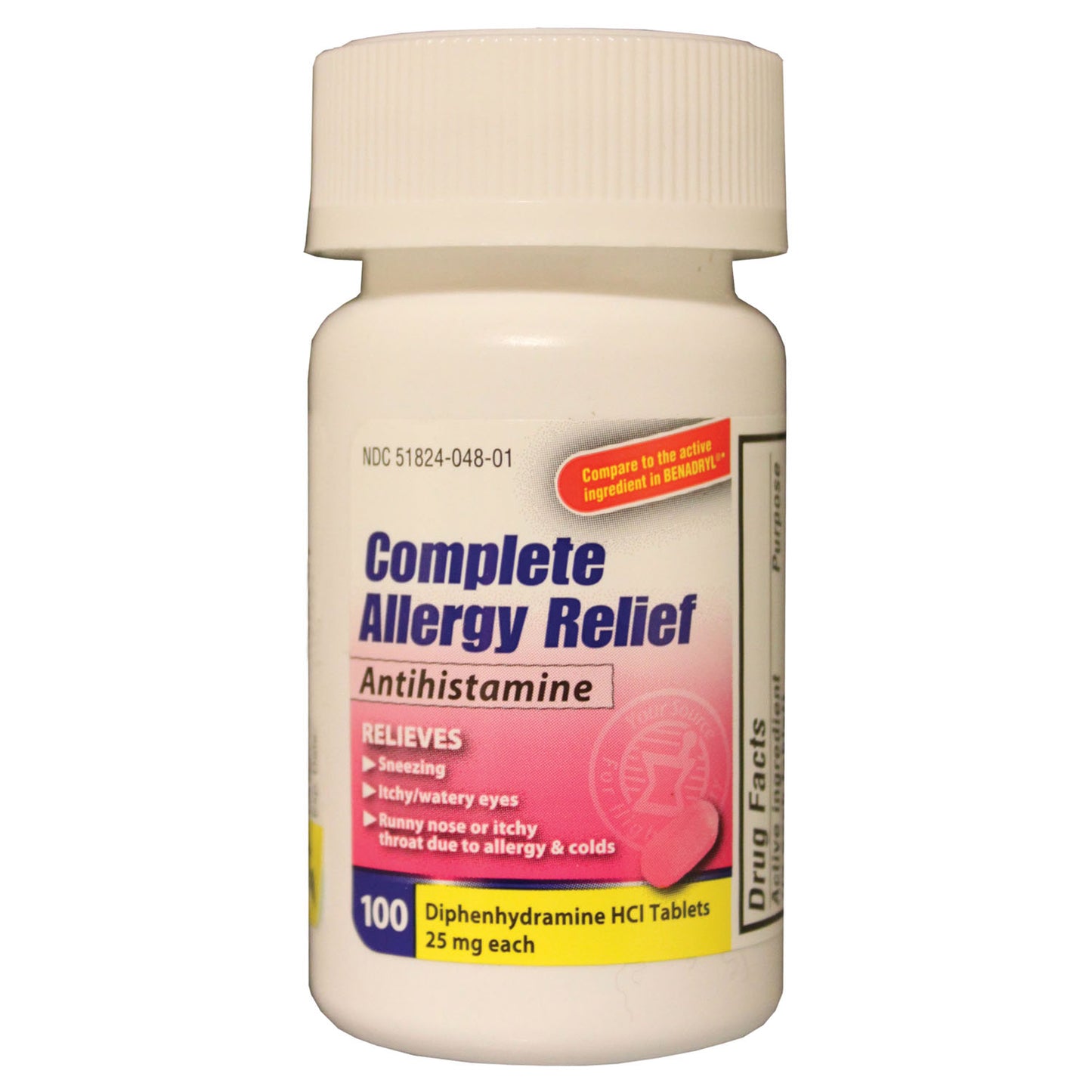 NEW WORLD IMPORTS CAREALL ALLERGY CAPLETS, 100 per bottle, 24 bottles per case
