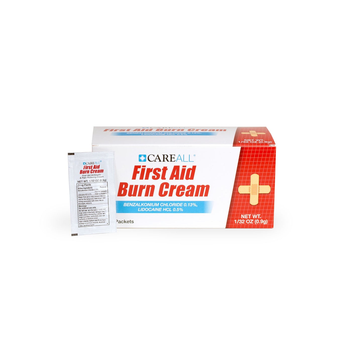 NEW WORLD IMPORTS CAREALL BURN CREAM, 144 per box, 12 boxes per case