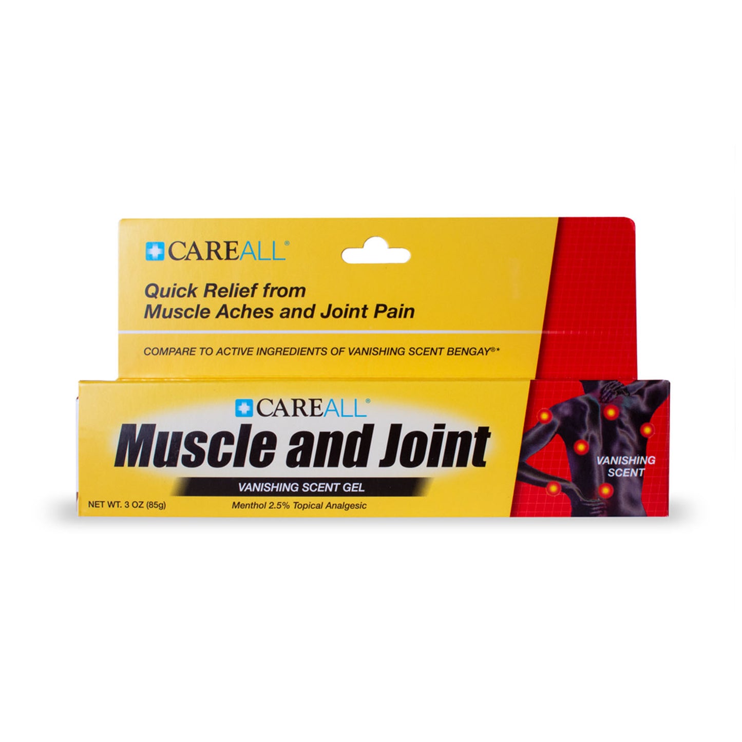 NEW WORLD IMPORTS CAREALL MUSCLE & JOINT GEL, 72 per case
