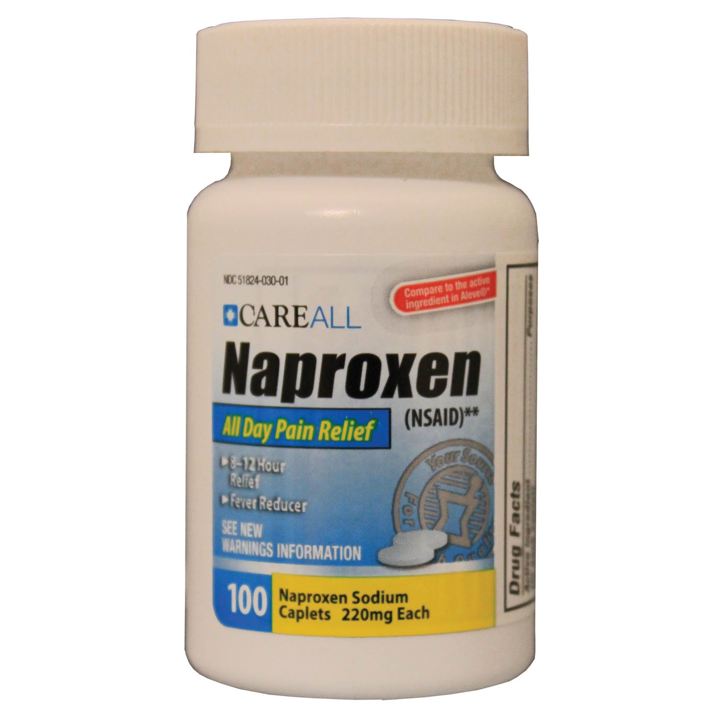 NEW WORLD IMPORTS CAREALL ANALGESIC RELIEF, 100 per bottle, 24 bottles per case