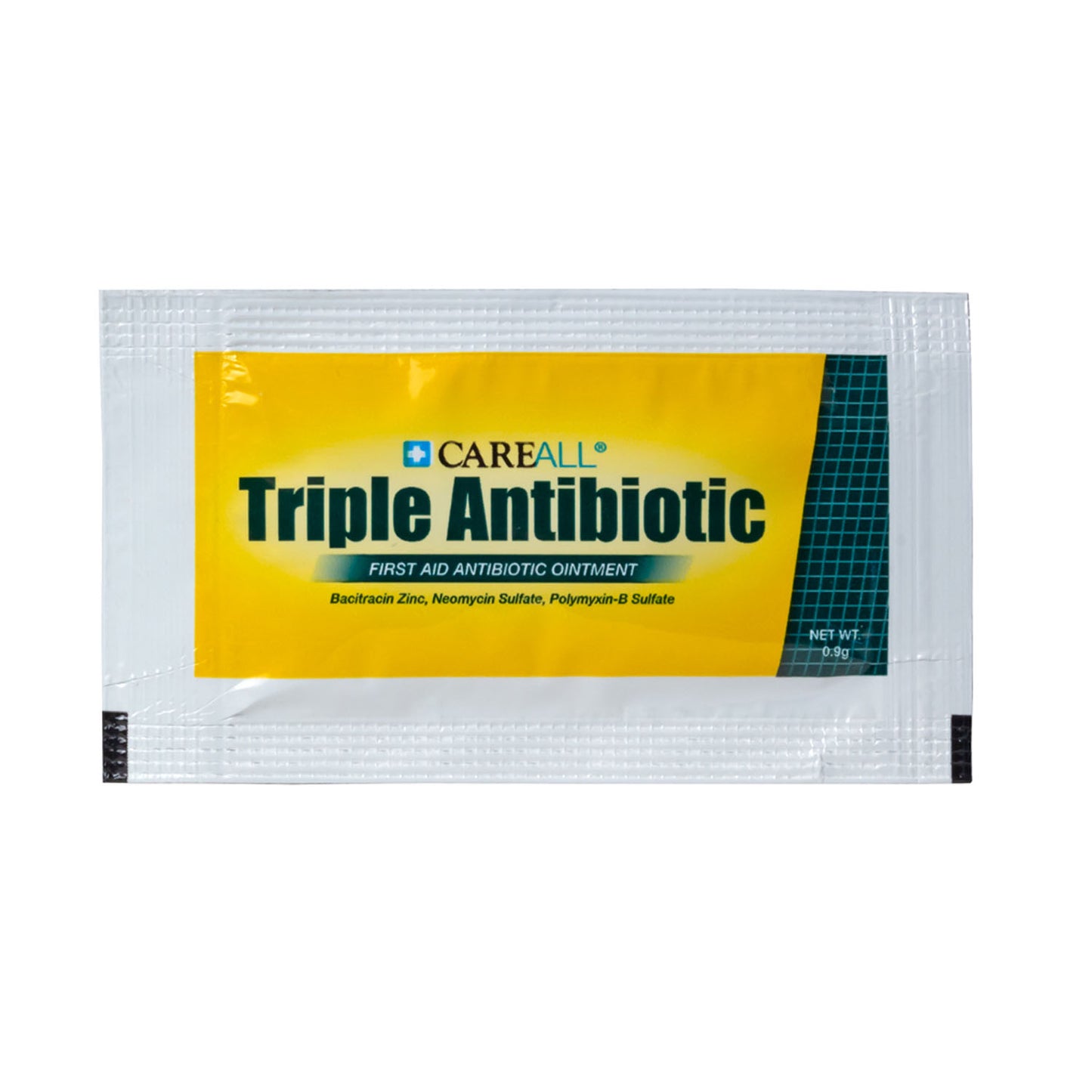 NEW WORLD IMPORTS CAREALL TRIPLE ANTIBIOTIC, 25 per box, 36 boxes per case