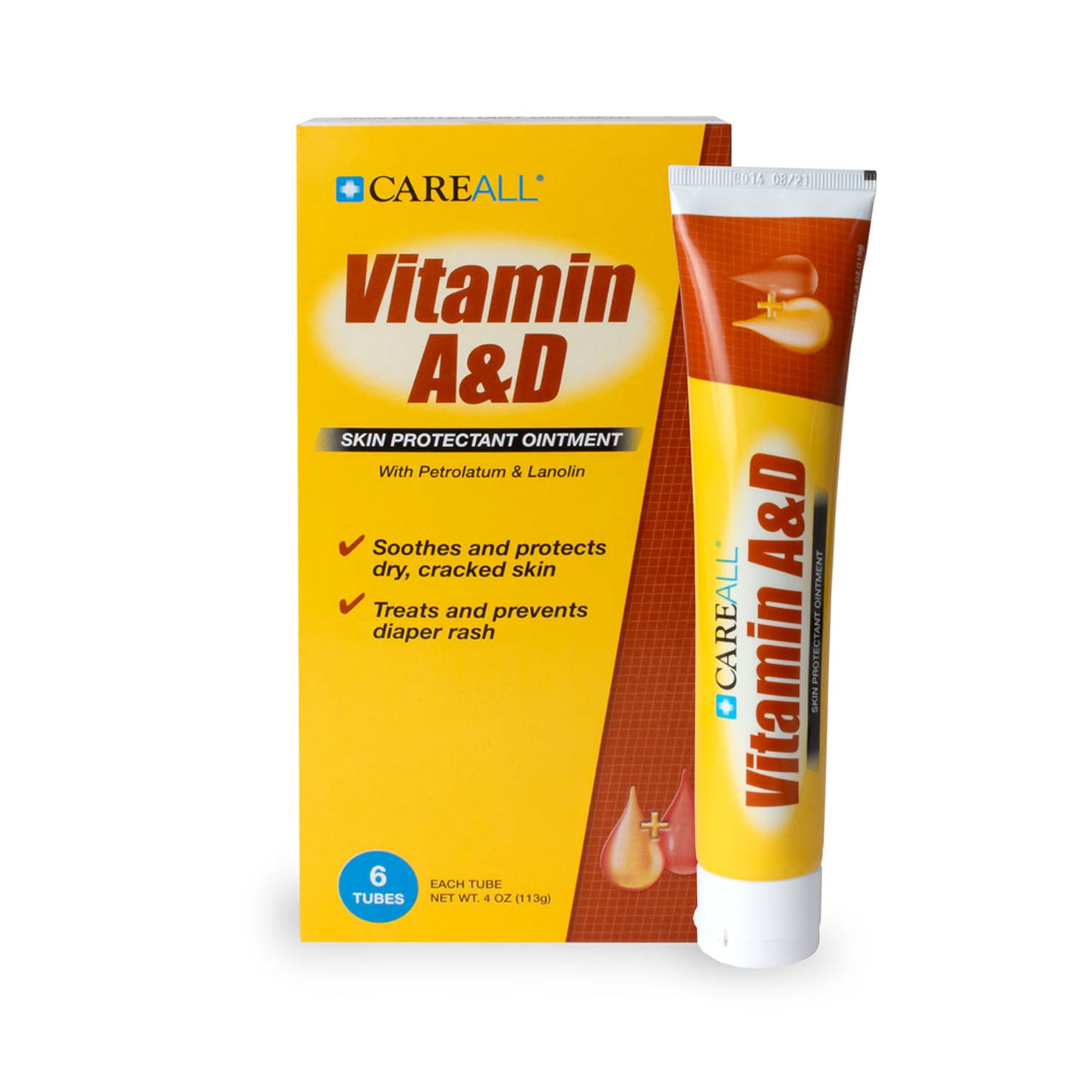 NEW WORLD IMPORTS CAREALL VITAMIN A&D OINTMENT, 72 per case