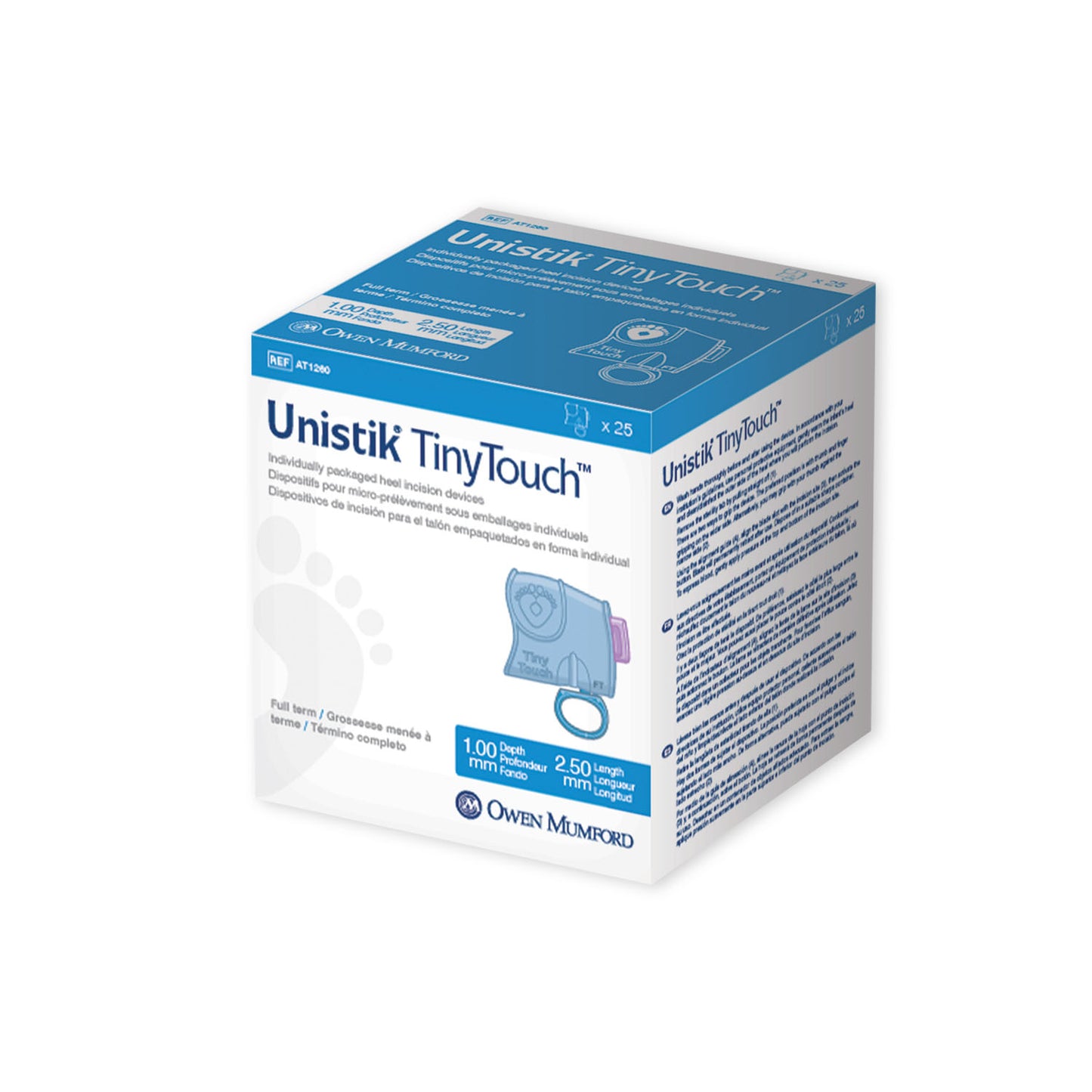 OWEN MUMFORD UNISTIK TINY TOUCH HEEL INCISION DEVICE, 50 per box