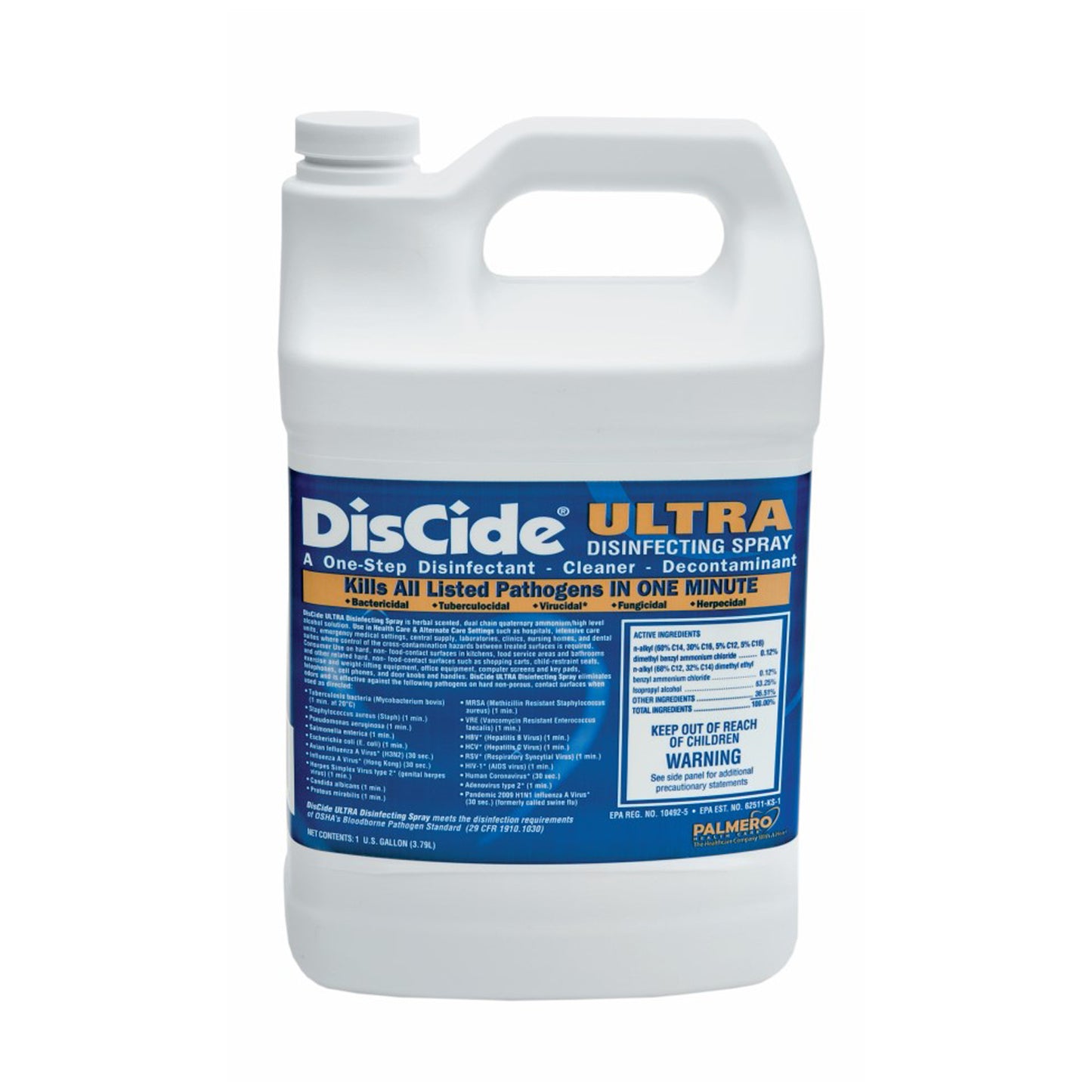 PALMERO DISCIDE ULTRA SURFACE DISINFECTANT, 4 per case