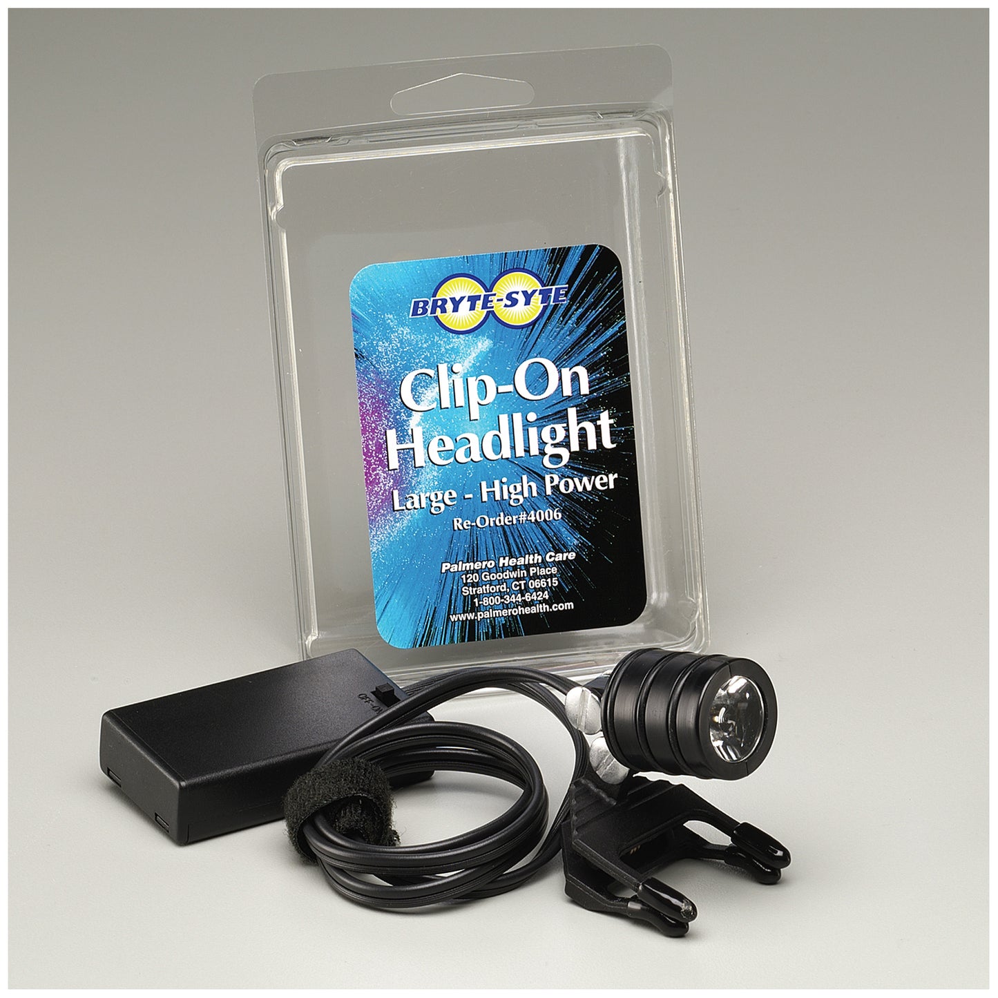 PALMERO BRYTE-SYTE CLIP-ON HEADLIGHT