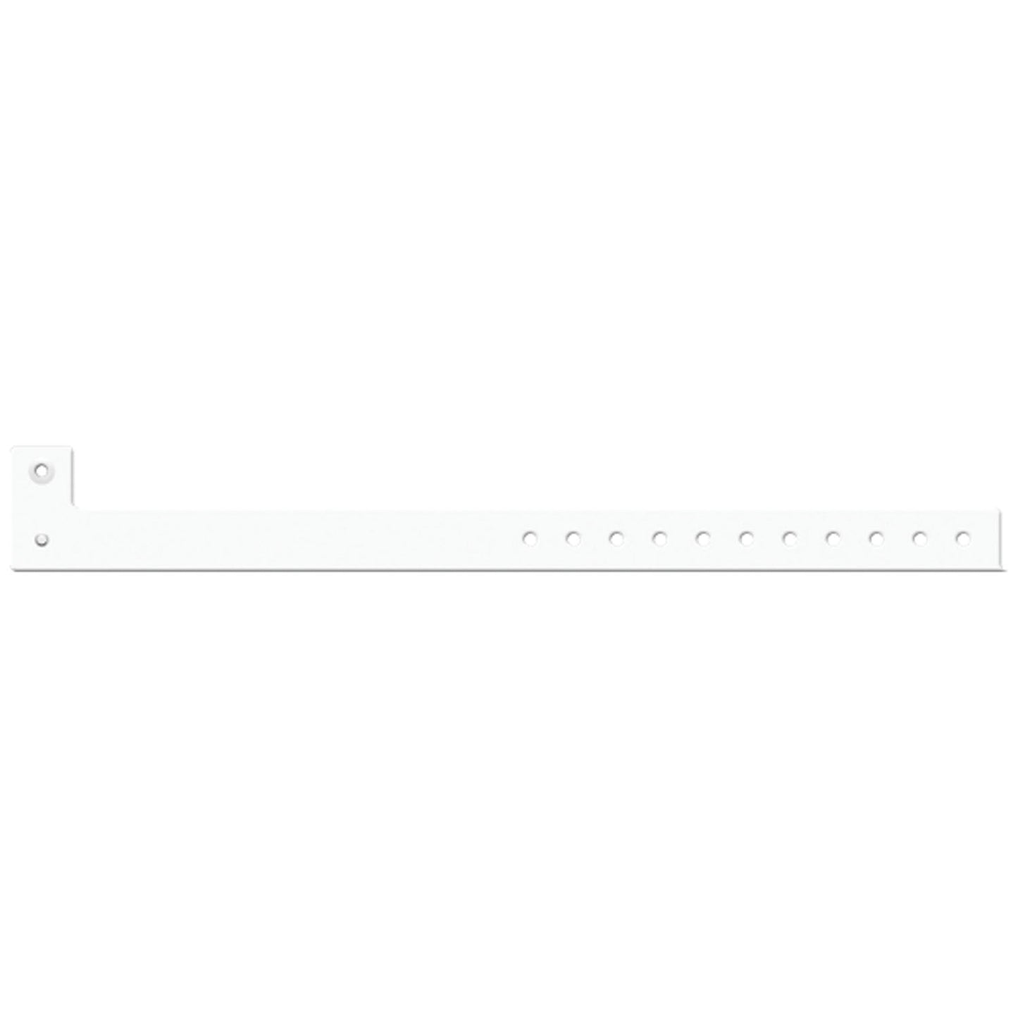 MEDICAL ID SOLUTIONS 10" TRI-LAMINATE WRISTBAND - WRITE-ON, 500 per box